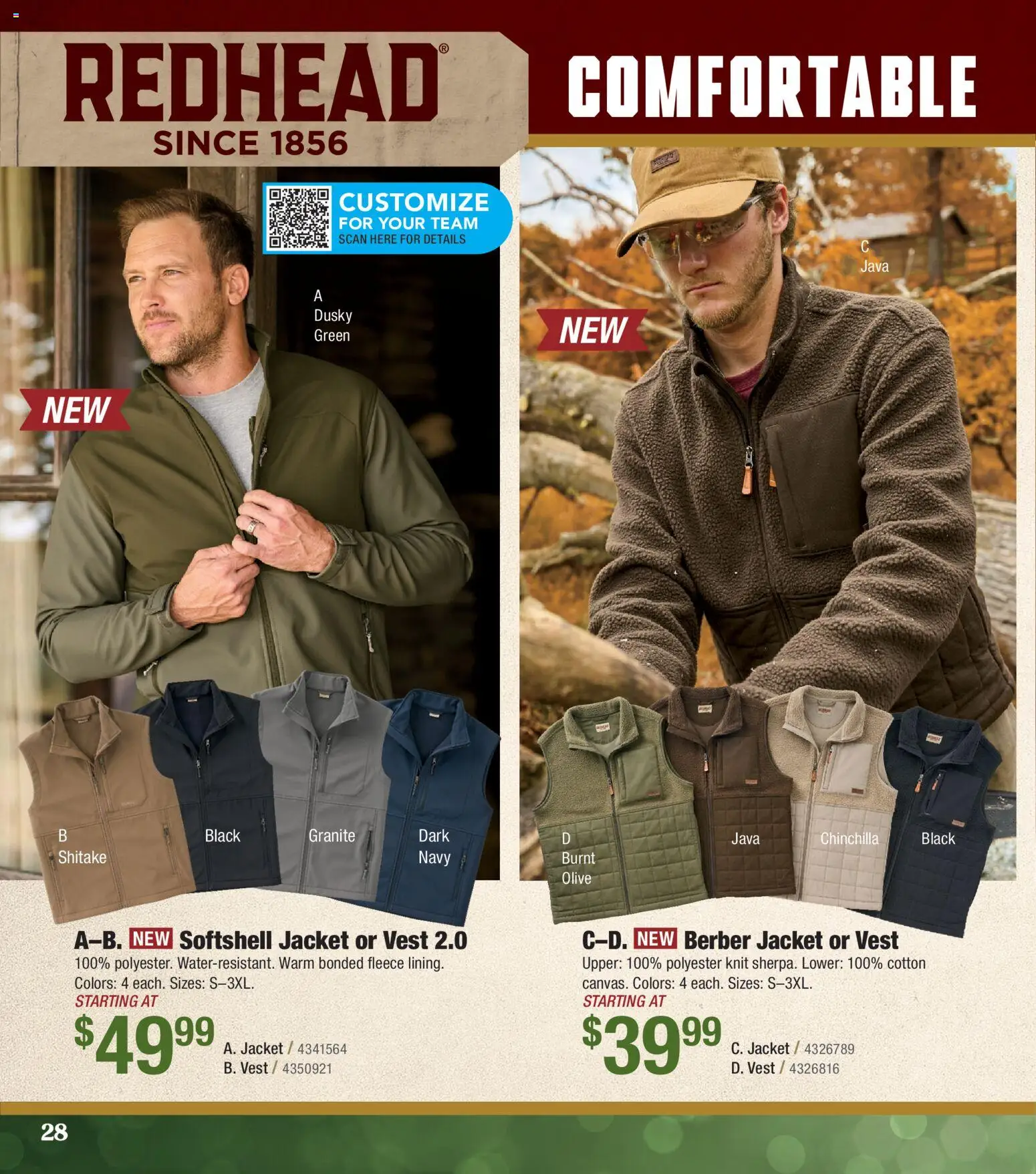 Cabela's Christmas Gift Guide 25 - valid from 01.11.2025 | Page: 28 | Products: Vest, Jacket