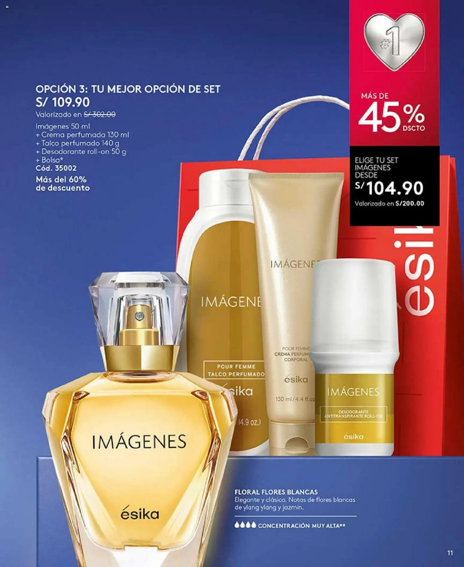 Catálogo Ésika válido desde 04.04.2026 | Página: 11 | Productos: Desodorante, Antitranspirante, Crema, Perfume