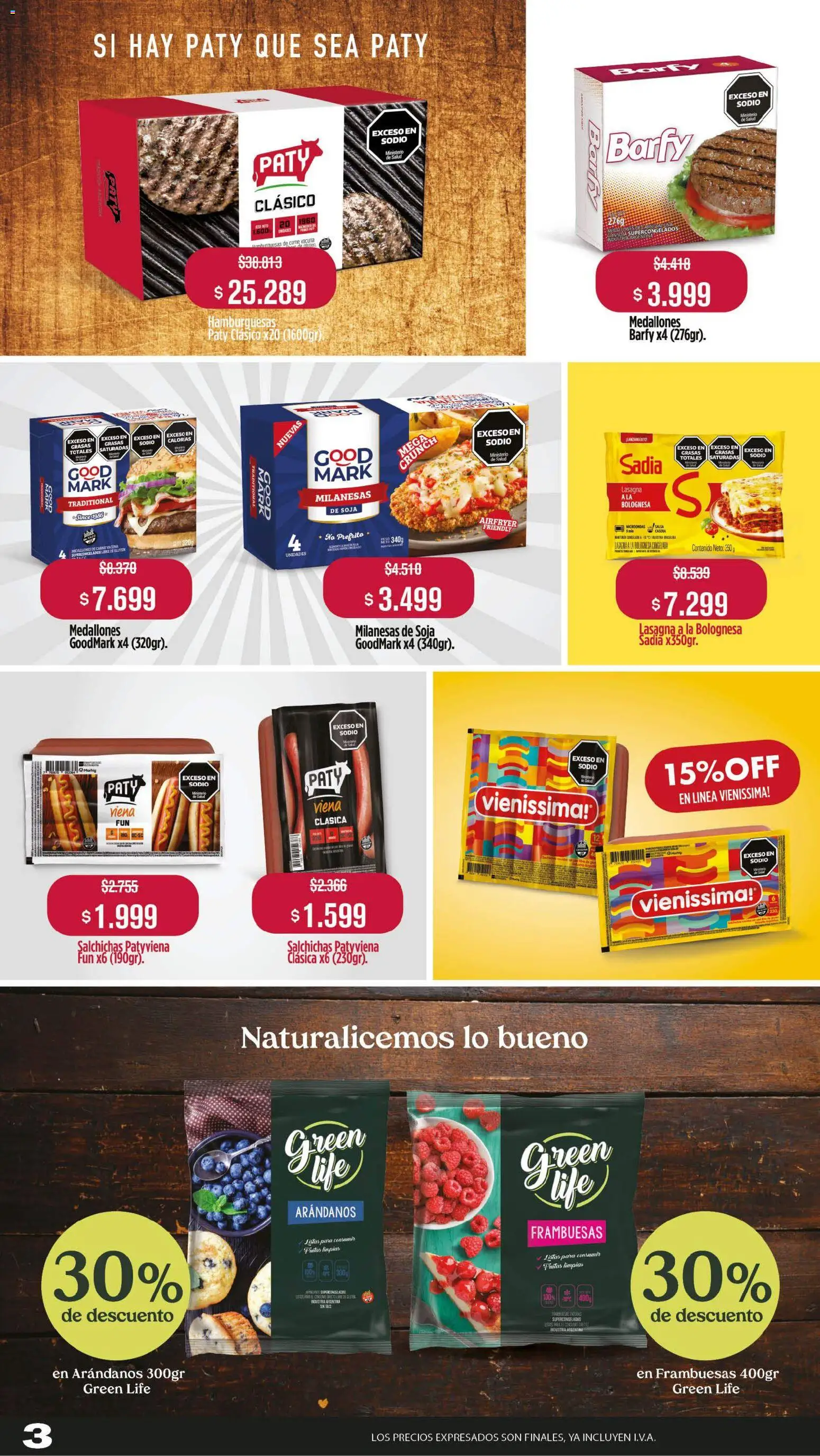 Makro ofertas │ válido desde el 23.04.2026 | Página: 3 | Productos: Microondas, Arándanos
