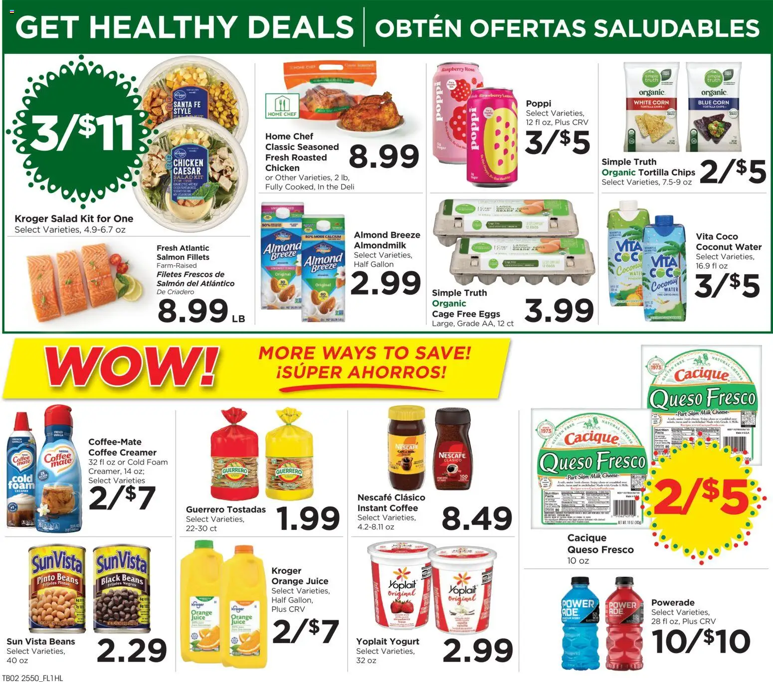 Food 4 Less Weekly Ad - valid from 14.01.2026 | Page: 3 | Products: Cheese, Eggs, Juice, Raspberry