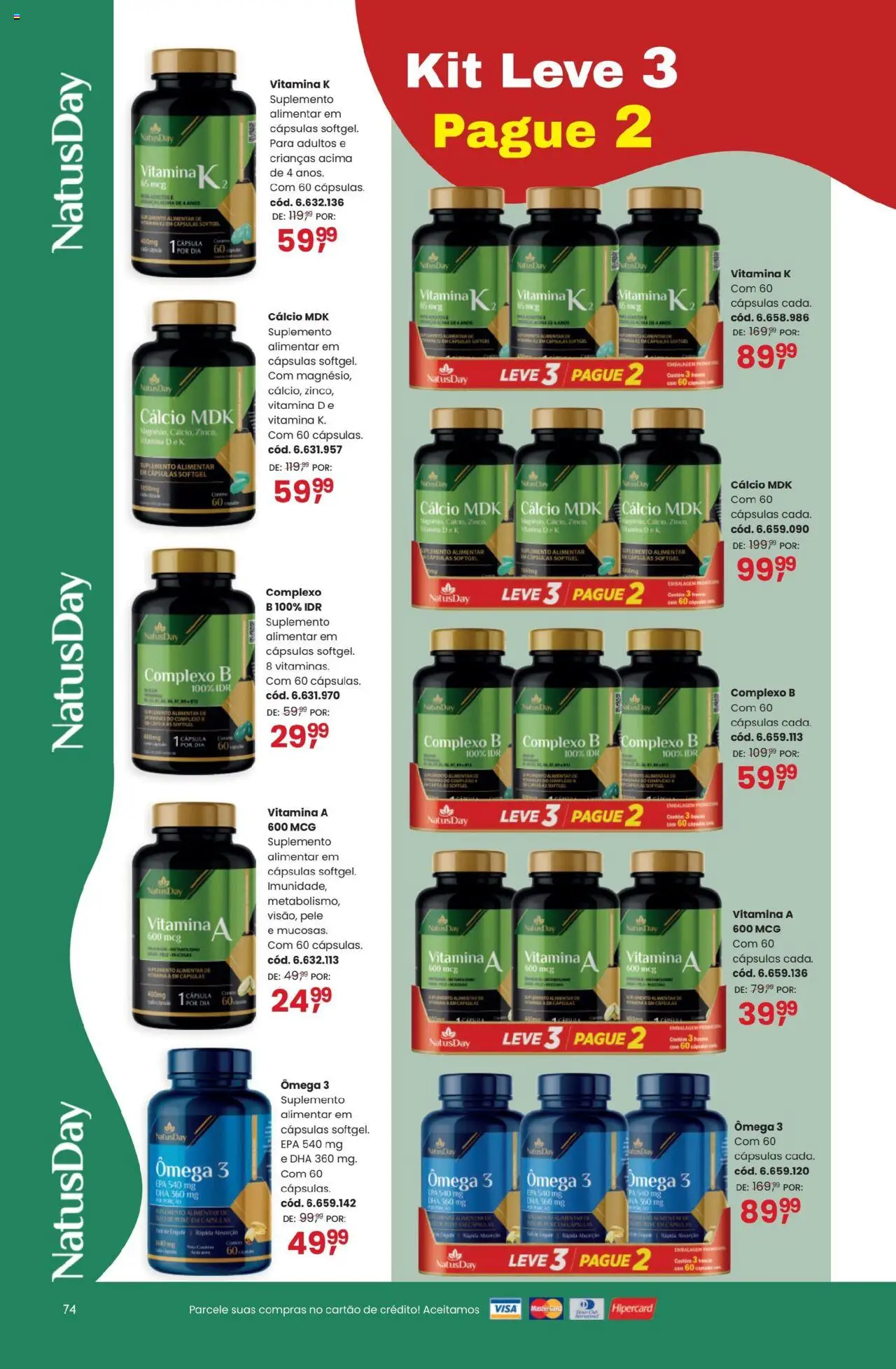 Quatro Estações Folheto - válido de 01.09.2025 | Página: 74 | Produtos: Peixe, Camisa, Cálcio, Pá