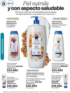 Avon catálogo - Ciclo 6 -  Vista previa de la revista de la tienda Avon valido desde el 01.05.2026 | Página: 142 | Productos: Almendras, Crema, Avena, Aceite