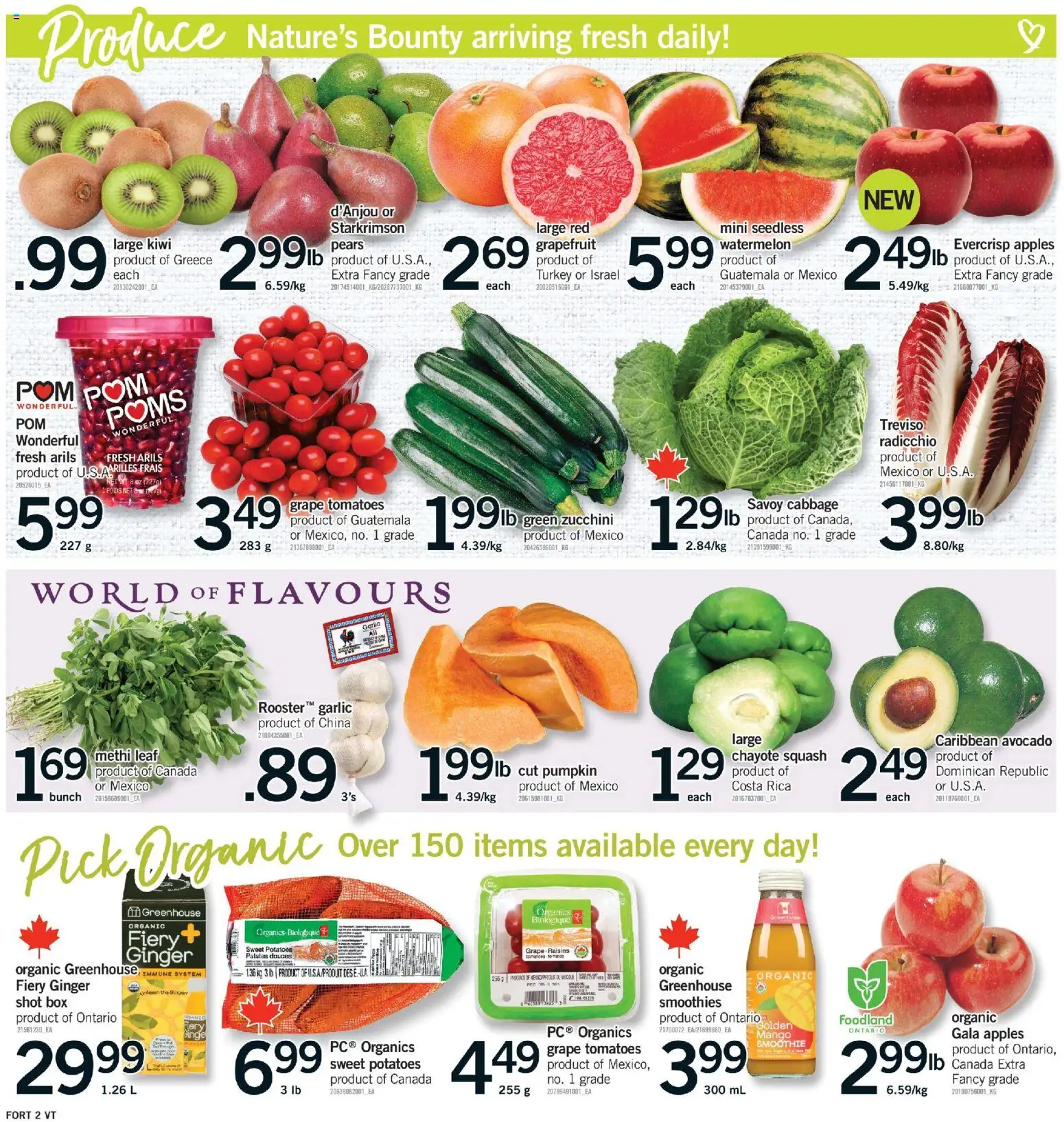 Fortinos flyer valid from 15.01.2026 | Page: 3 | Products: Potatoes, Pumpkin, Apples, Tomatoes