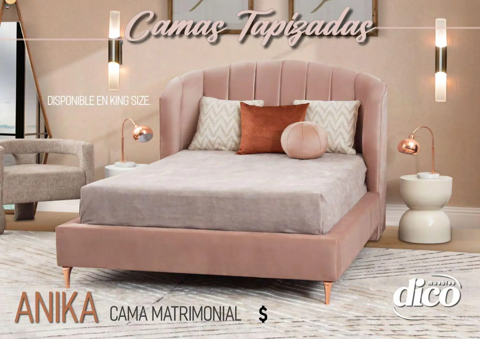 Nuevas ofertas de Muebles Dico válidas en toda la República Mexicana desde el 01.04.2026. ¡Encuentra las mejores ofertas en Muebles Dico catálogo Camas tapizadas ! | Página: 49