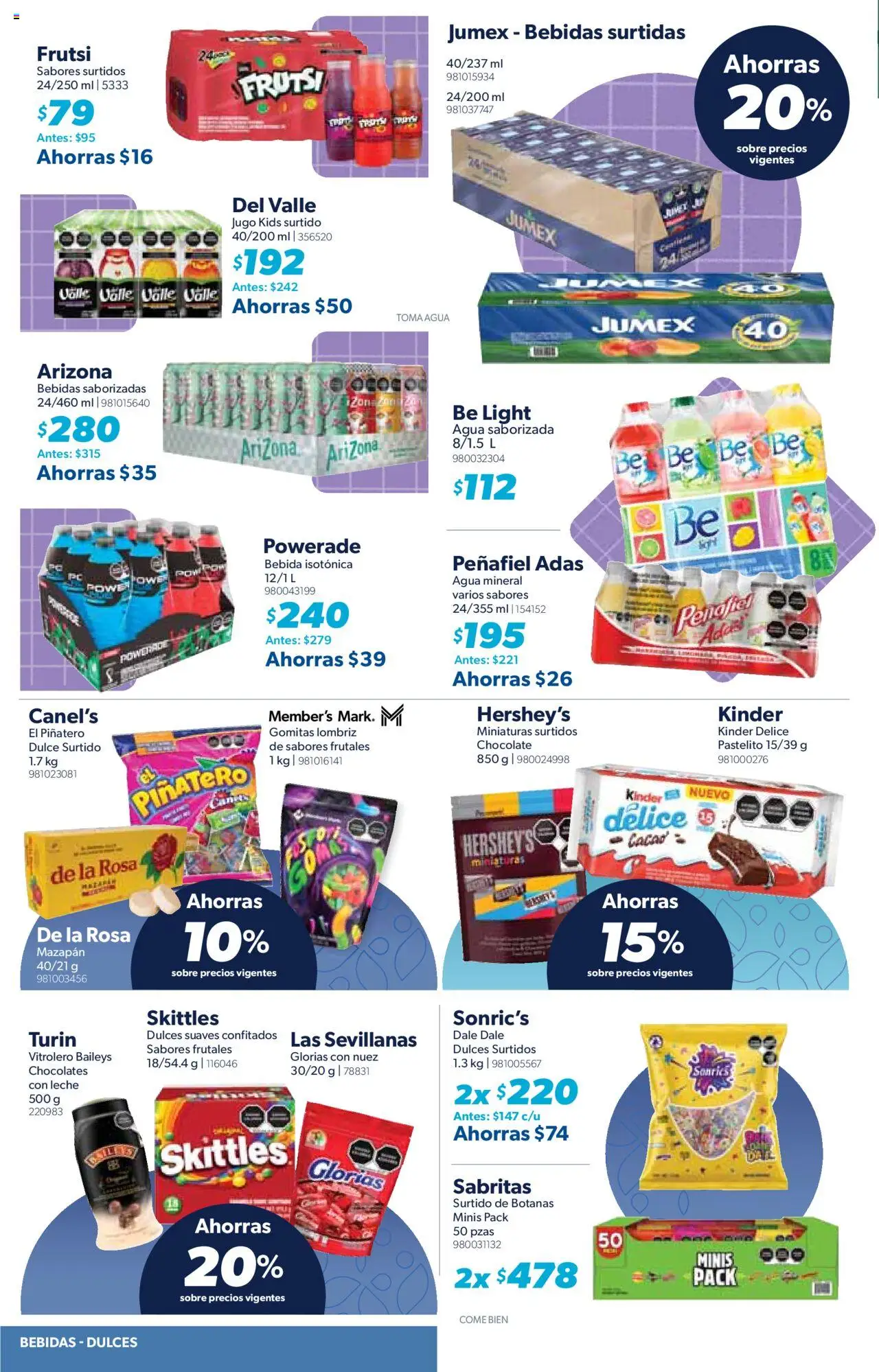 Nuevas ofertas de Sam's Club válidas en toda la República Mexicana desde el 07.08.2025. ¡Encuentra las mejores ofertas en Sam's Club - Catálogo Productos Especiales! | Página: 10 | Productos: Leche, Nuez, Cacao, Sobre
