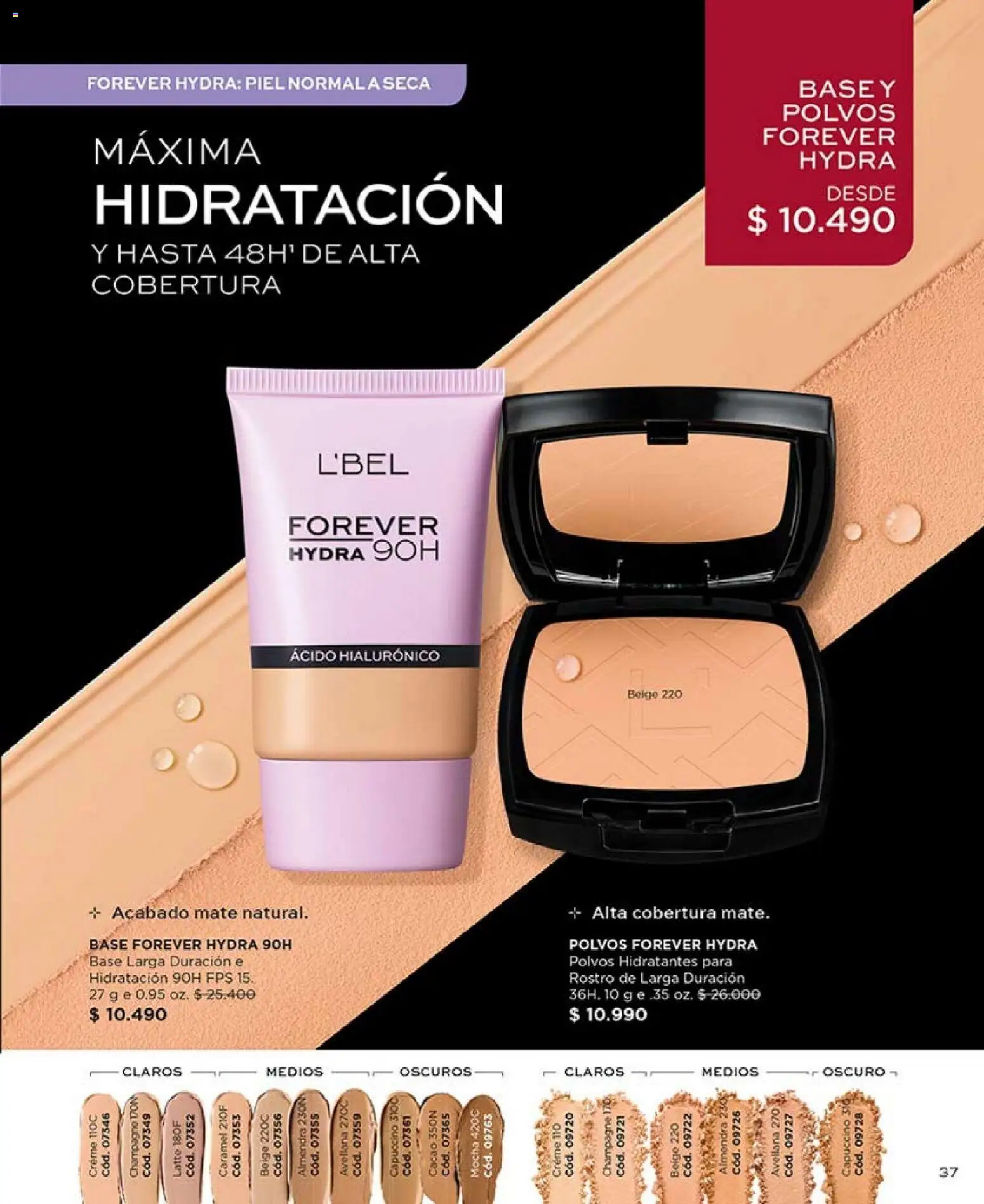 Catálogo L'Bel Campaña 18 │ válido desde el 30.11.2025 | Página: 37 | Productos: Almendra, Cacao, Mate, Base