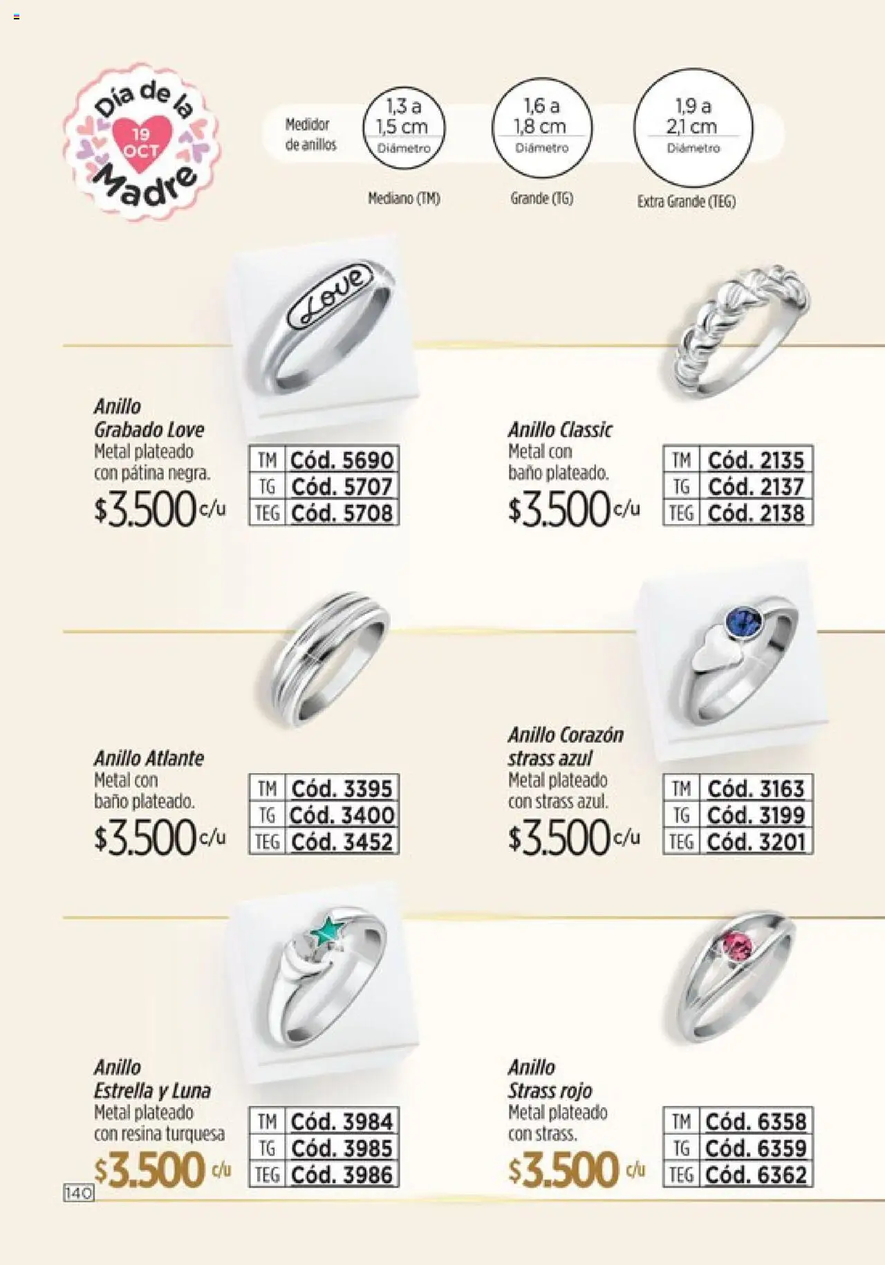 Catálogo Amodil Campaña 14 │ válido desde el 19.08.2025 | Página: 140 | Productos: Anillo, Baño