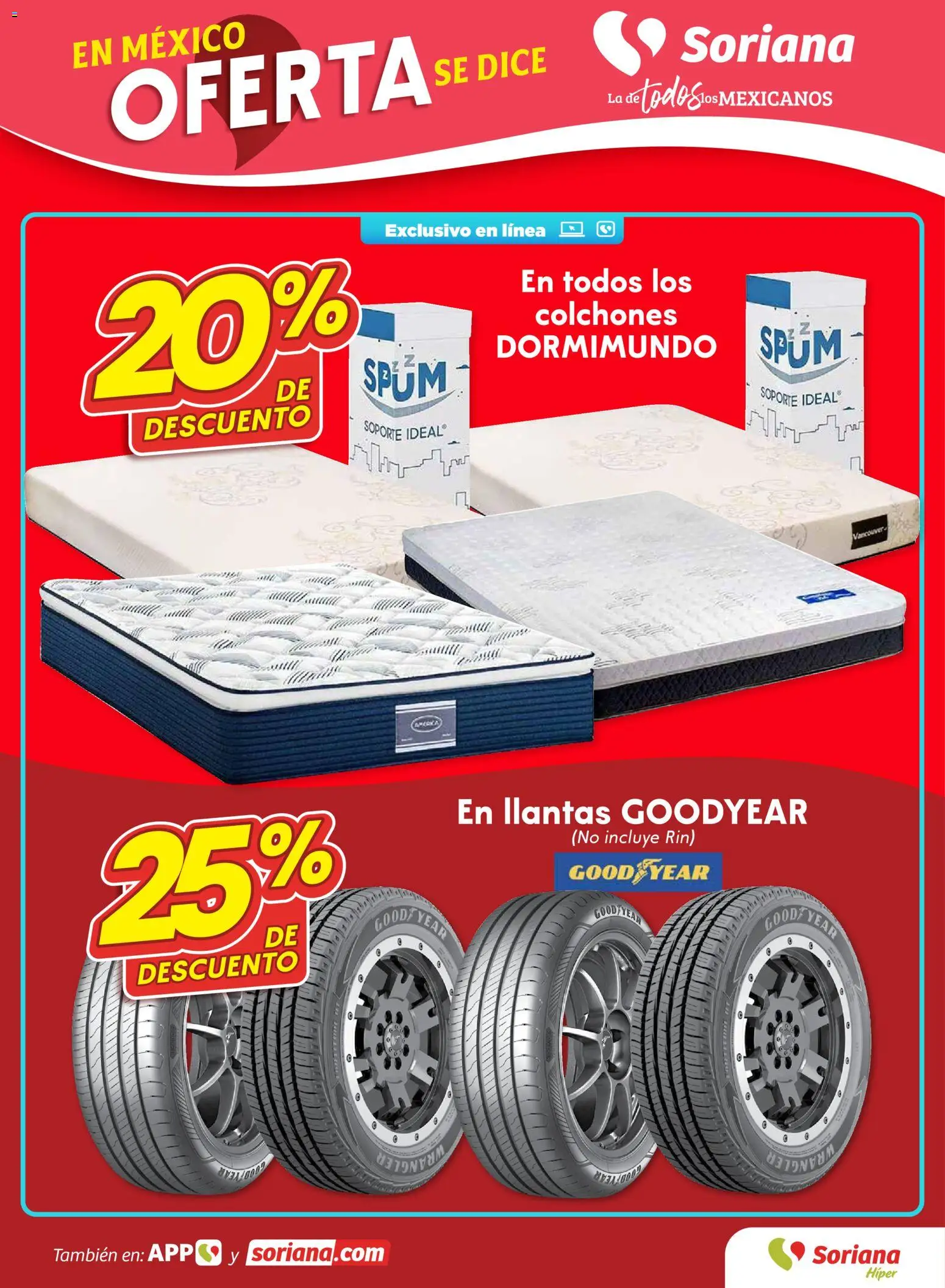 Nuevas ofertas de Soriana válidas en toda la República Mexicana desde el 23.10.2025. ¡Encuentra las mejores ofertas en Soriana - Fin de Semana Híper: Ags, Nay, Jal, Qro, Col, Mich, Gto, Hgo, Tlax, Mor, Pue, Gro, Oax, Edo. de Mex, Valle de México, Za! | Página: 12
