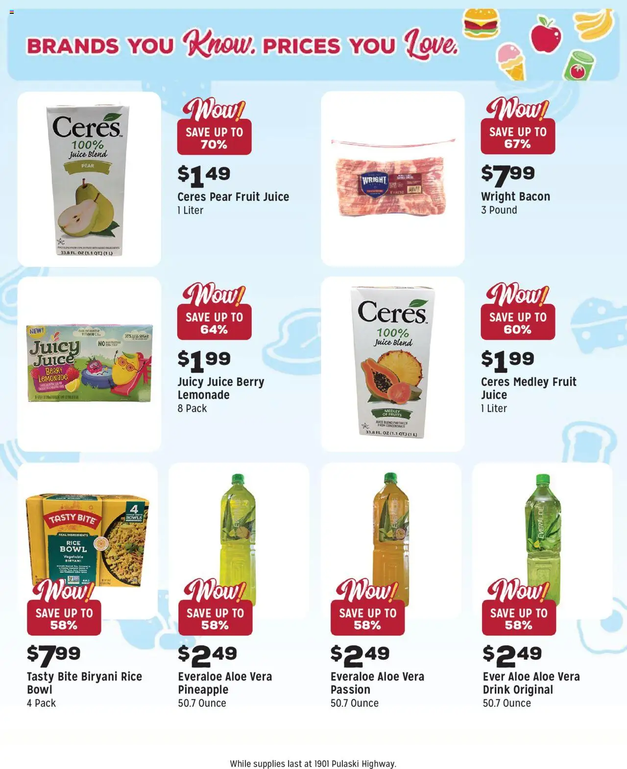 Grocery Outlet Weekly Ad - MD - valid from 15.10.2025 | Page: 10 | Products: Juice, Rice, Fruits, Pear