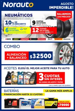 Vista previa Norauto catálogo válido desde el 08.08.2025