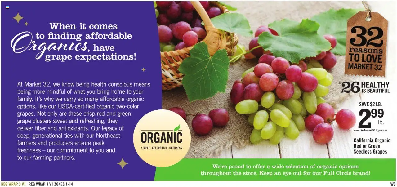 Price Chopper Weekly Ad - valid from 07.09.2025 | Page: 19 | Products: Grapes