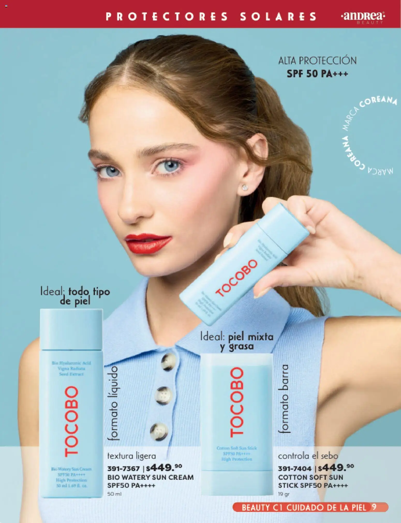 Nuevas ofertas de Andrea válidas en toda la República Mexicana desde el 25.01.2026. ¡Encuentra las mejores ofertas en Andrea catálogo Beauty! | Página: 9 | Productos: Barra