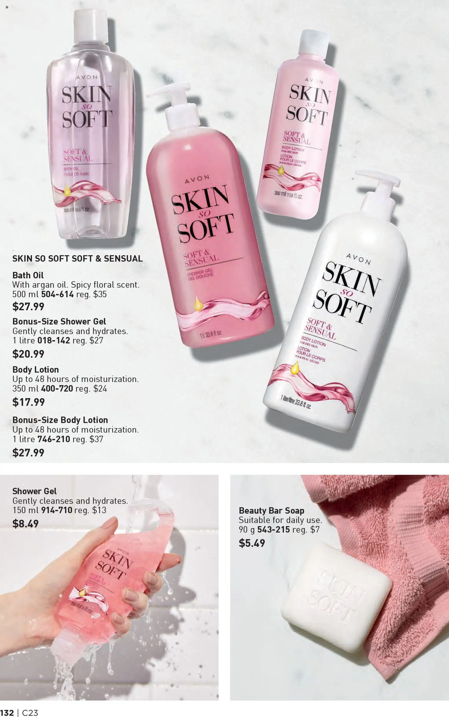 Avon flyer valid from 06.11.2025 | Page: 132 | Products: Soap, Bath, Shower, Oil