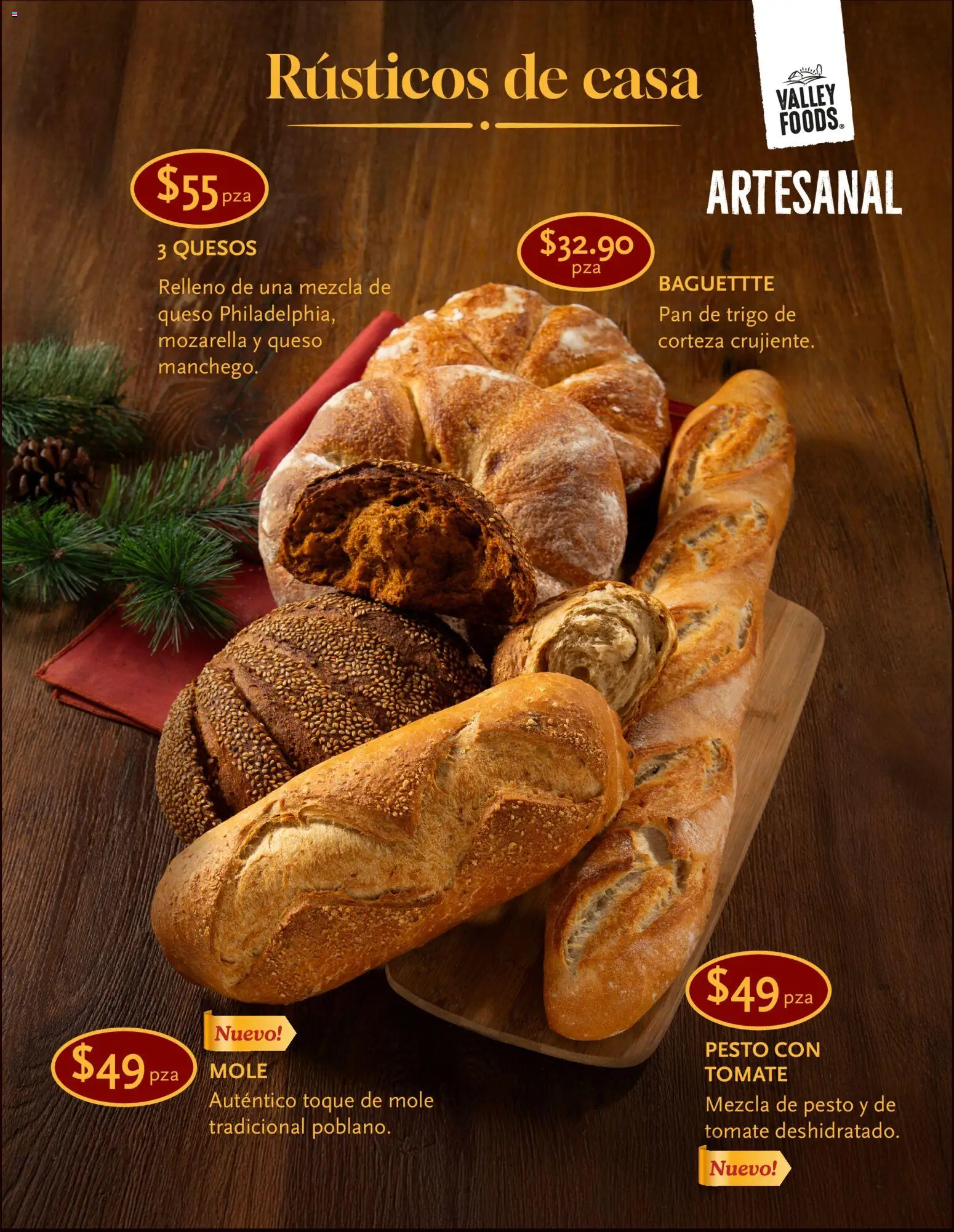 Nuevas ofertas de Soriana válidas en toda la República Mexicana desde el 05.12.2025. ¡Encuentra las mejores ofertas en Soriana - Cenas Navideñas Mercado Nacional! | Página: 12 | Productos: Mozarella, Tomate, Queso, Pan