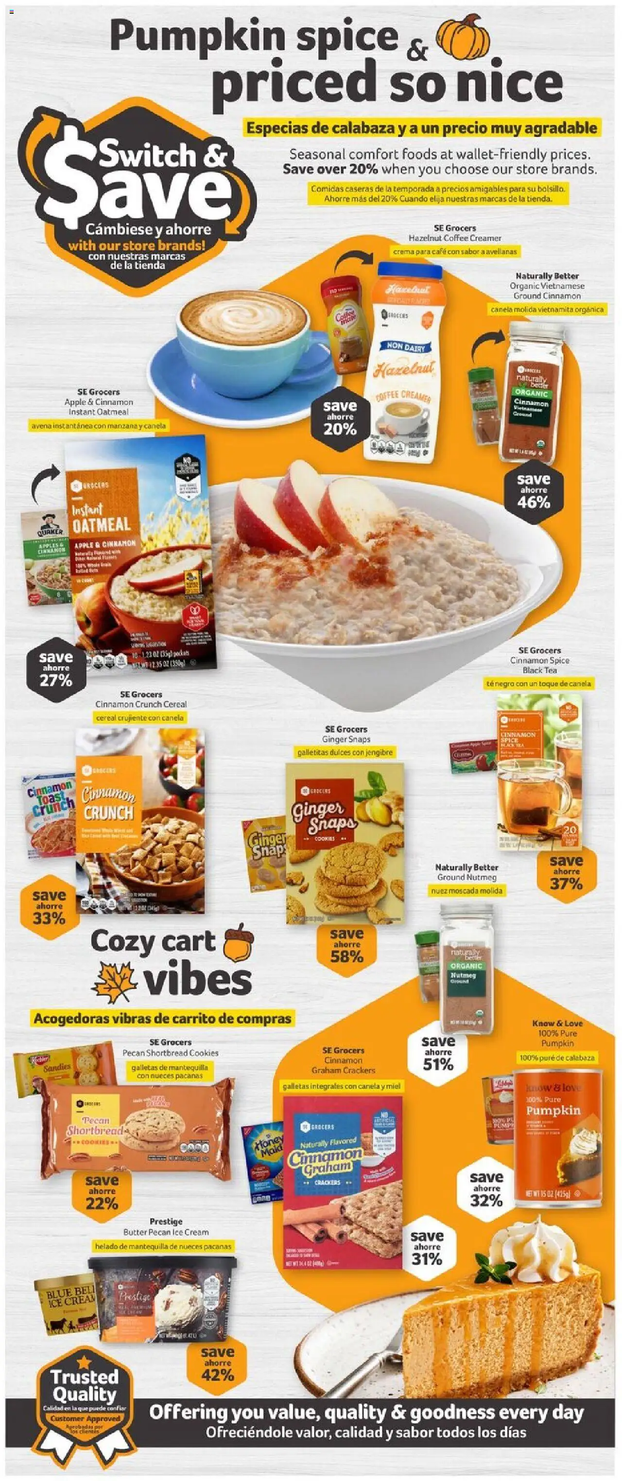 Fresco y Más Weekly Ad - valid from 17.09.2025 | Page: 3 | Products: Coffee, Ice cream, Switch, Pumpkin