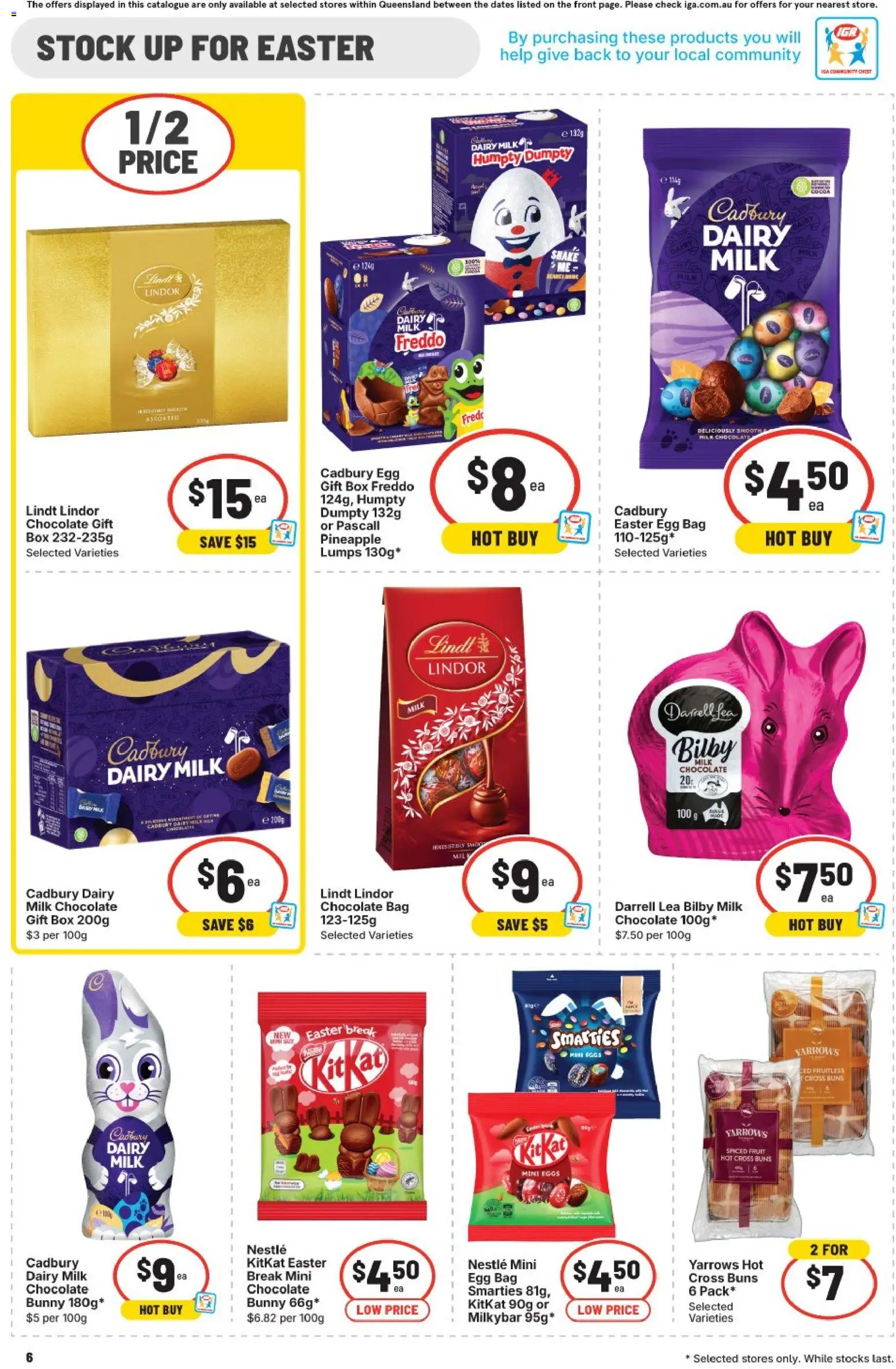IGA catalogue - valid from 11.03.2026 | Page: 8 | Products: Box, Milk, Chocolate, Pineapple