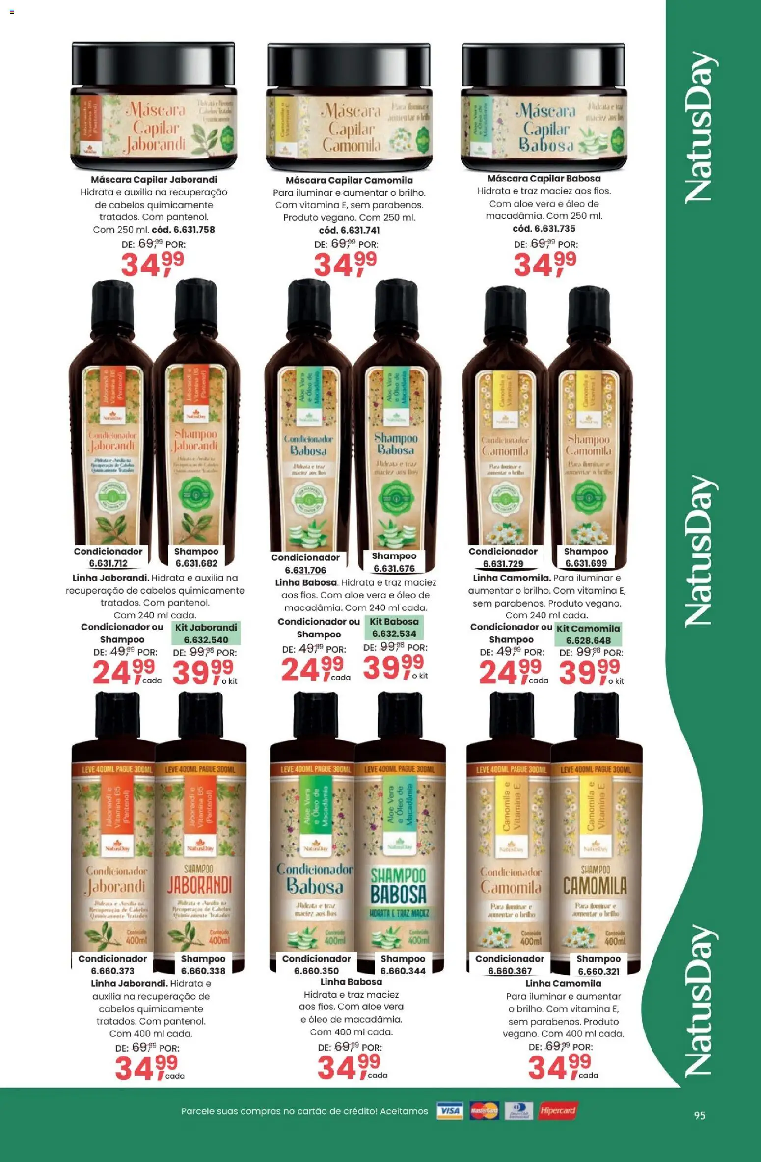Quatro Estações Folheto - válido de 03.03.2026 | Página: 95 | Produtos: Shampoo, Condicionador, Óleo, Vitamina c