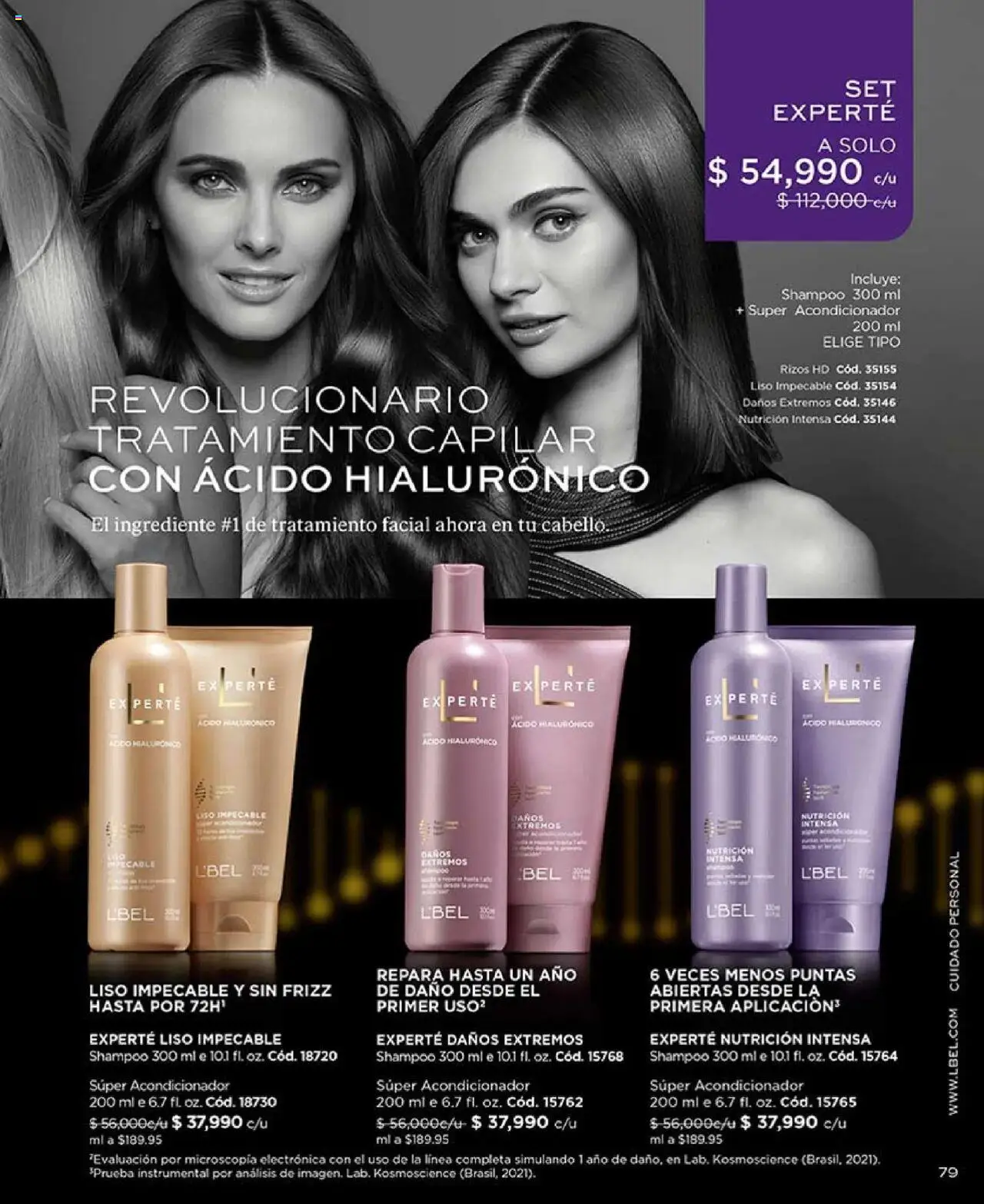 L'Bel revista - valida desde el 27.05.2025 | Página: 79 | Productos: Shampoo, Acondicionador
