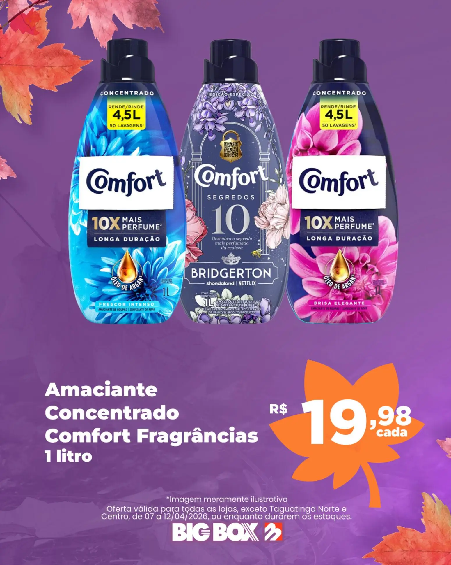 Big Box Folheto - válido de 07.04.2026 | Página: 3 | Produtos: Amaciante de roupas, Óleo, Roupas, Amaciante