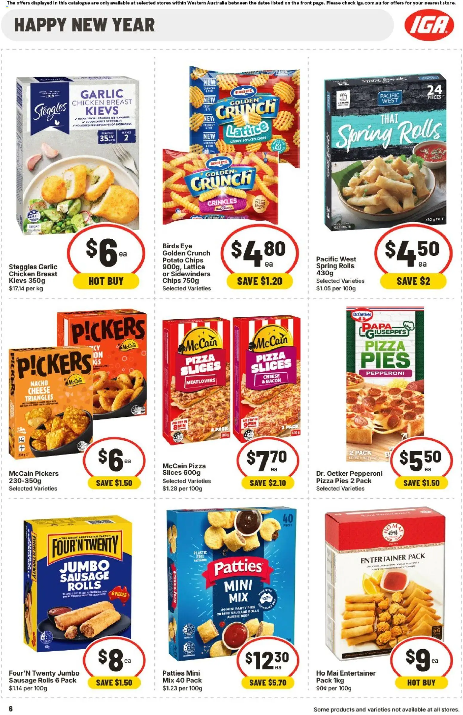 IGA catalogue - valid from 24.12.2025 | Page: 9 | Products: Bacon, Cheese, Chicken, Beef
