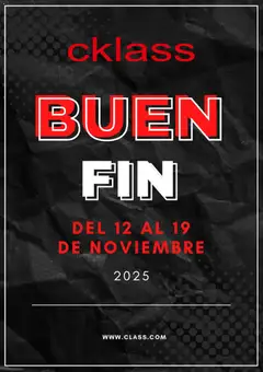 Vista previa de Cklass Buen Fin , nuevo folleto de la tienda, válido en México a partir del 12.11.2025