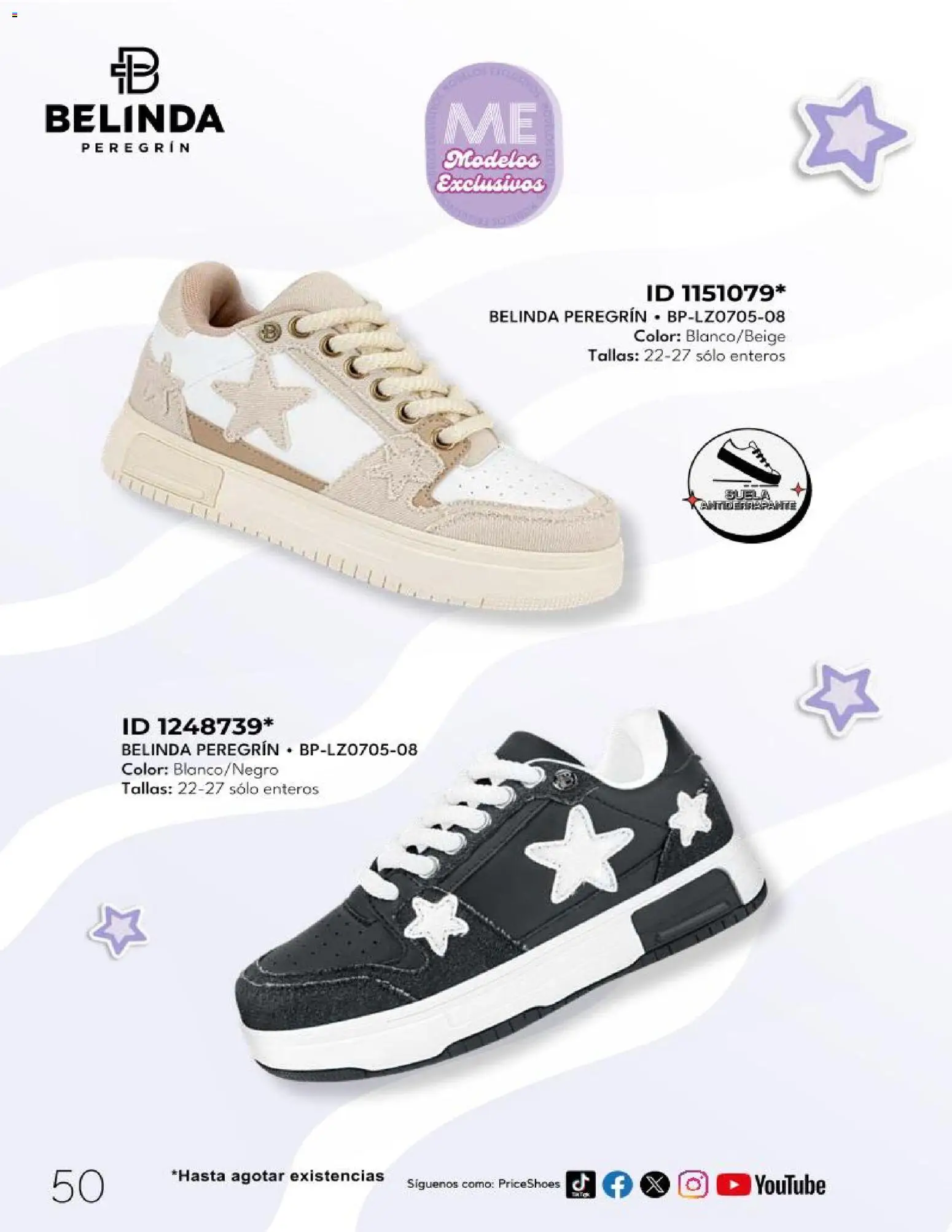 Nuevas ofertas de Price Shoes válidas en toda la República Mexicana desde el 08.12.2025. ¡Encuentra las mejores ofertas en Price Shoes catálogo Belinda! | Página: 50