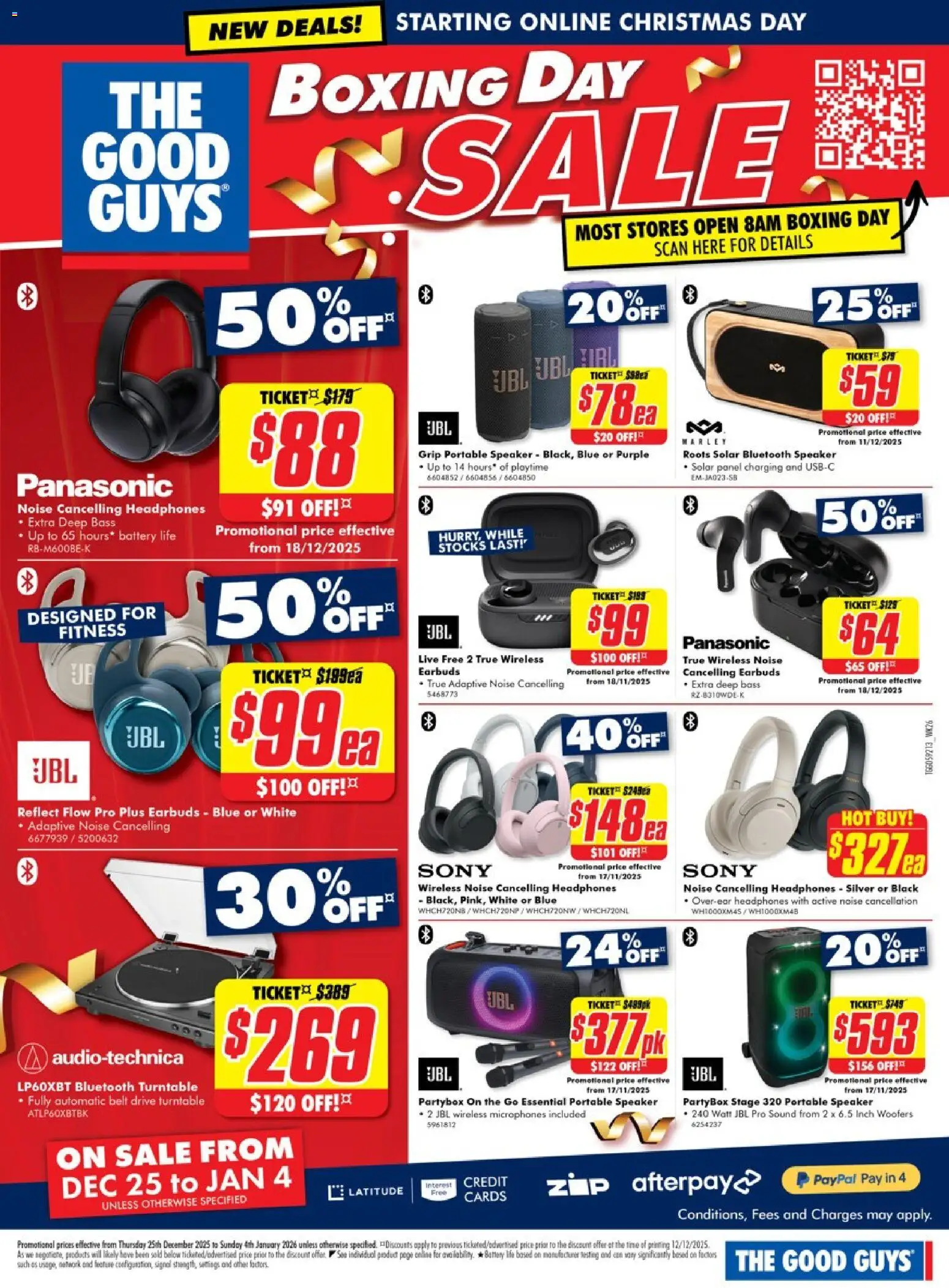 The Good Guys catalogue - valid from 24.12.2025 | Page: 27 | Products: Bluetooth speaker, Belt, Headphones, Speaker