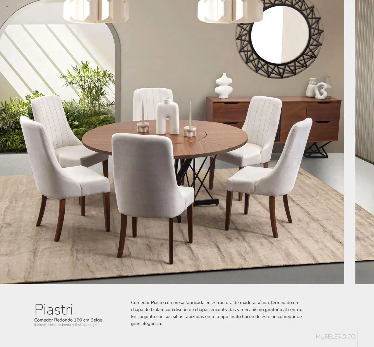 Nuevas ofertas de Muebles Dico válidas en toda la República Mexicana desde el 26.09.2025. ¡Encuentra las mejores ofertas en Muebles Dico - Universal! | Página: 31 | Productos: Chapa, Conjunto, Mesa