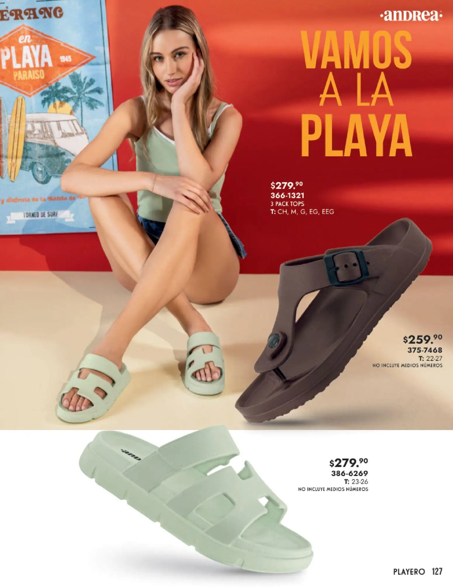 Nuevas ofertas de Andrea válidas en toda la República Mexicana desde el 25.01.2026. ¡Encuentra las mejores ofertas en Andrea catálogo Calzado Dama! | Página: 127