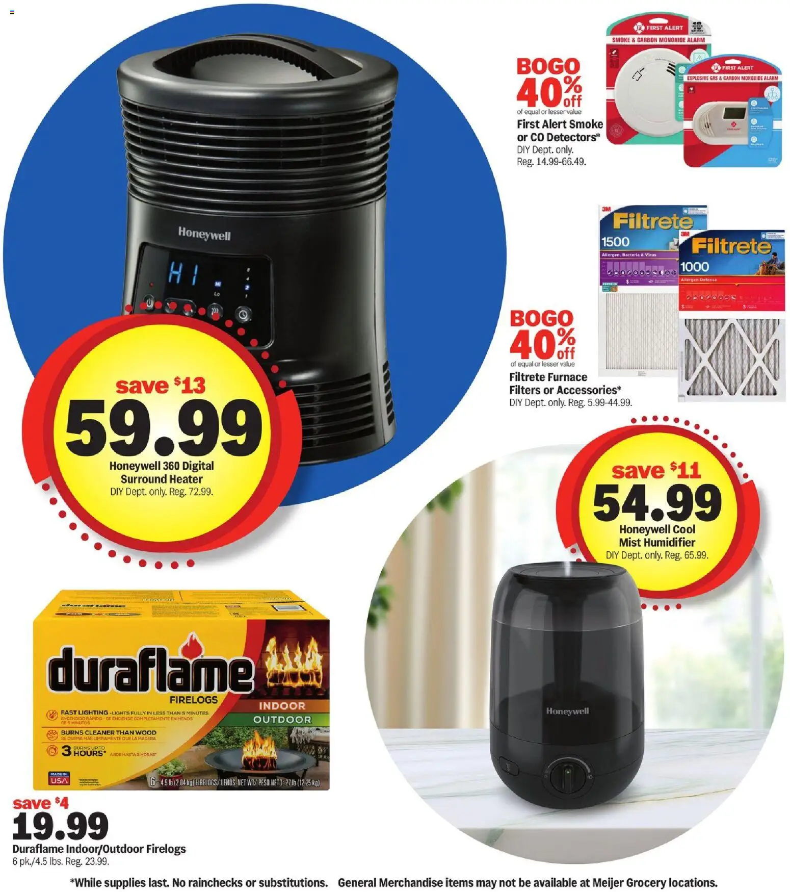 Meijer More Deals Across the Store - valid from 26.12.2025 | Page: 2 | Products: Alarm, Humidifier