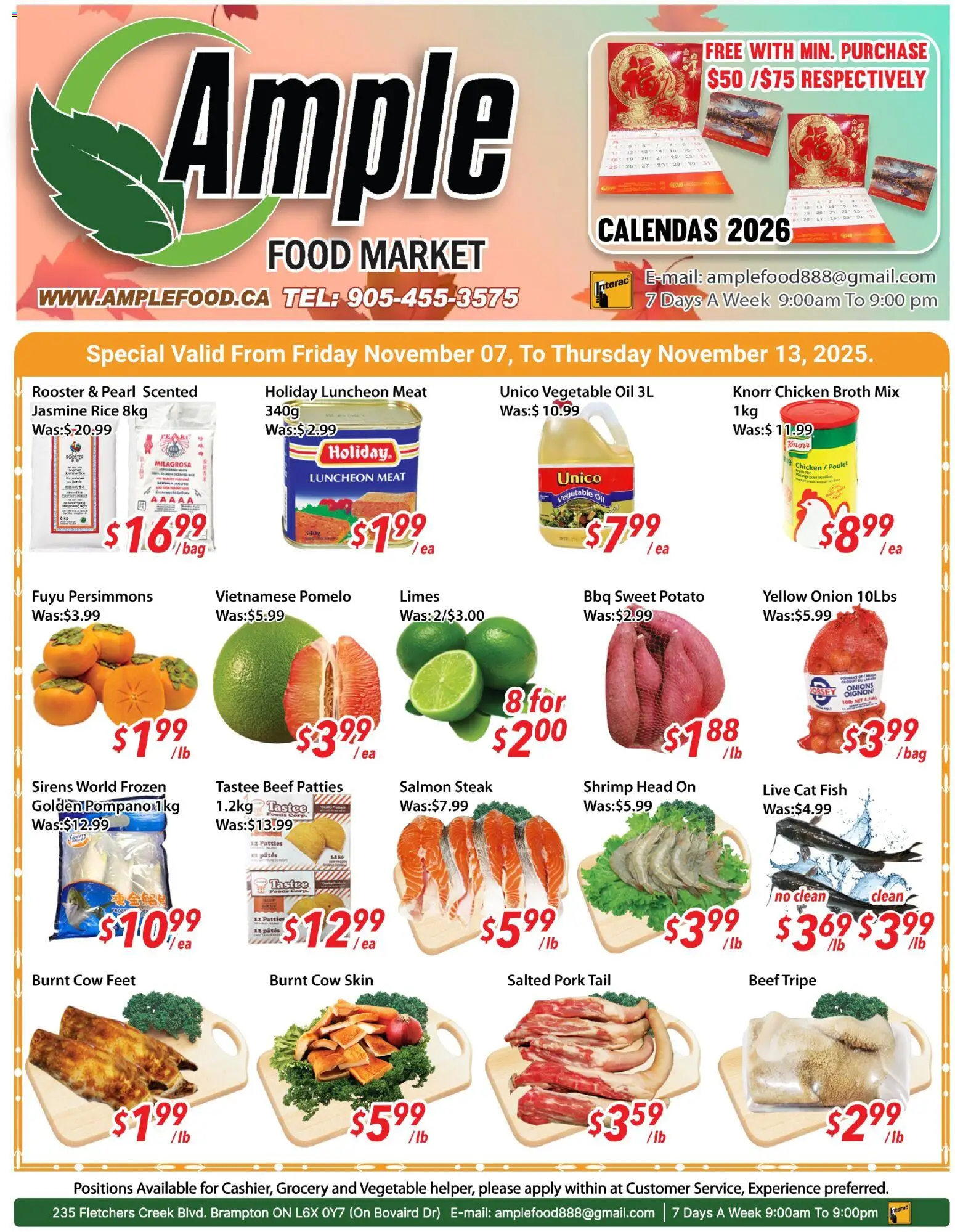 Ample Food Market flyer valid from 07.11.2025 | Page: 1