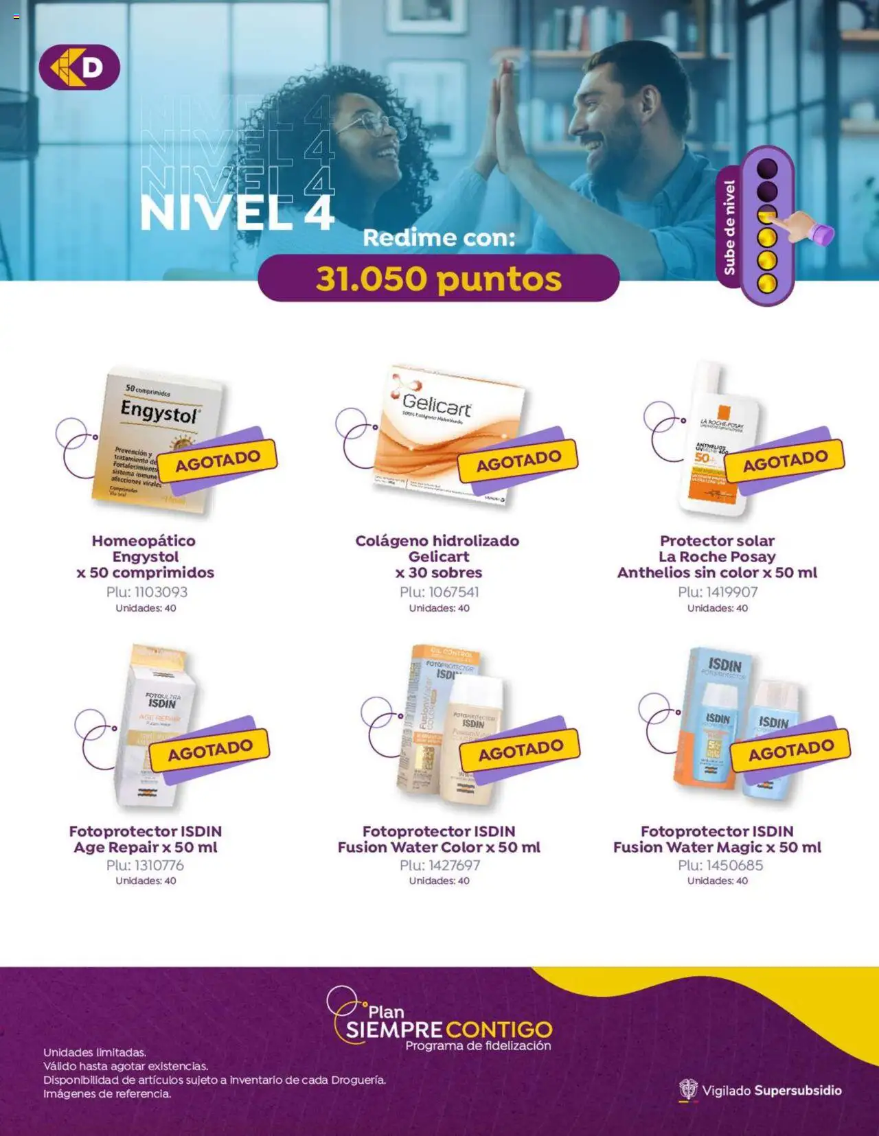 Colsubsidio revista - valida desde el 01.08.2025 | Página: 12 | Productos: Protector solar