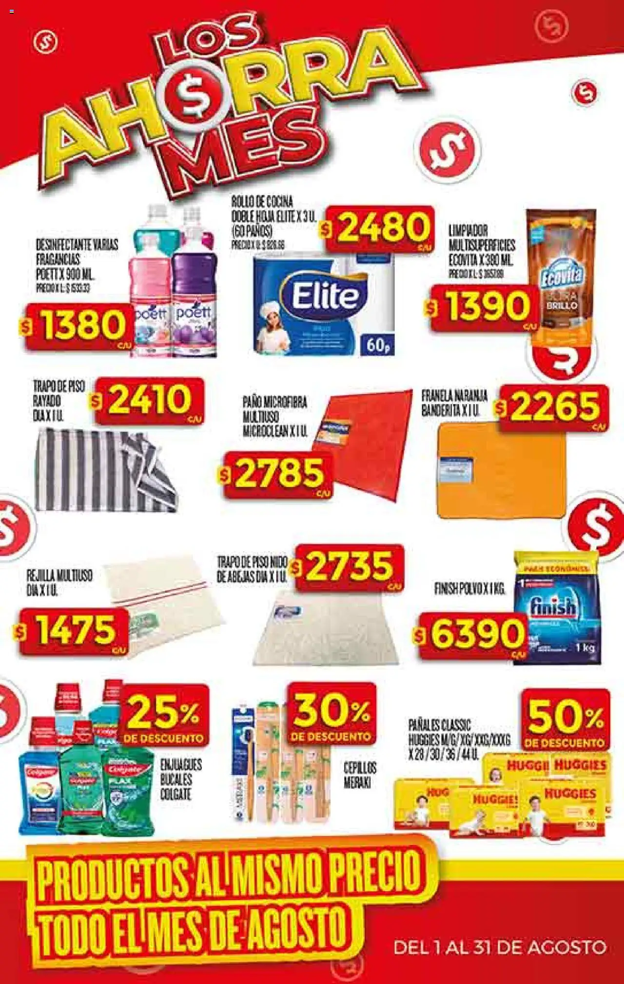 Supermercado DIA Ofertas │ válido desde el 06.08.2025 | Página: 37 | Productos: Desinfectante, Cocina, Limpiador, Pañales