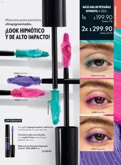 Vista previa de Oriflame campaña 7 2026, nuevo folleto de la tienda, válido en México a partir del 09.05.2026 | Página: 61 | Productos: Cepillo, Máscara, Máscara de pestañas, Maquillaje