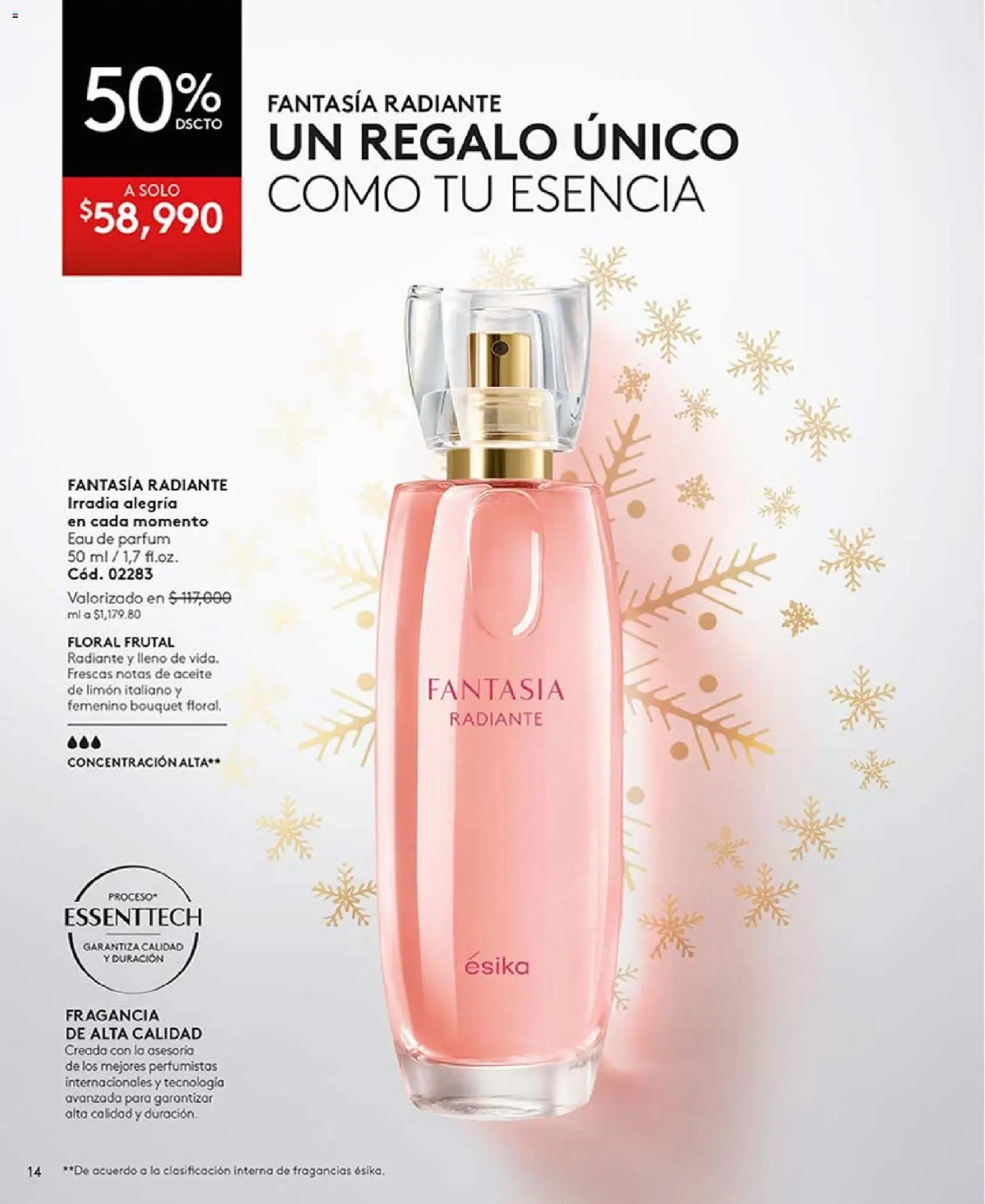 Ésika revista - valida desde el 03.11.2025 | Página: 14 | Productos: Limón, Fragancia, Aceite