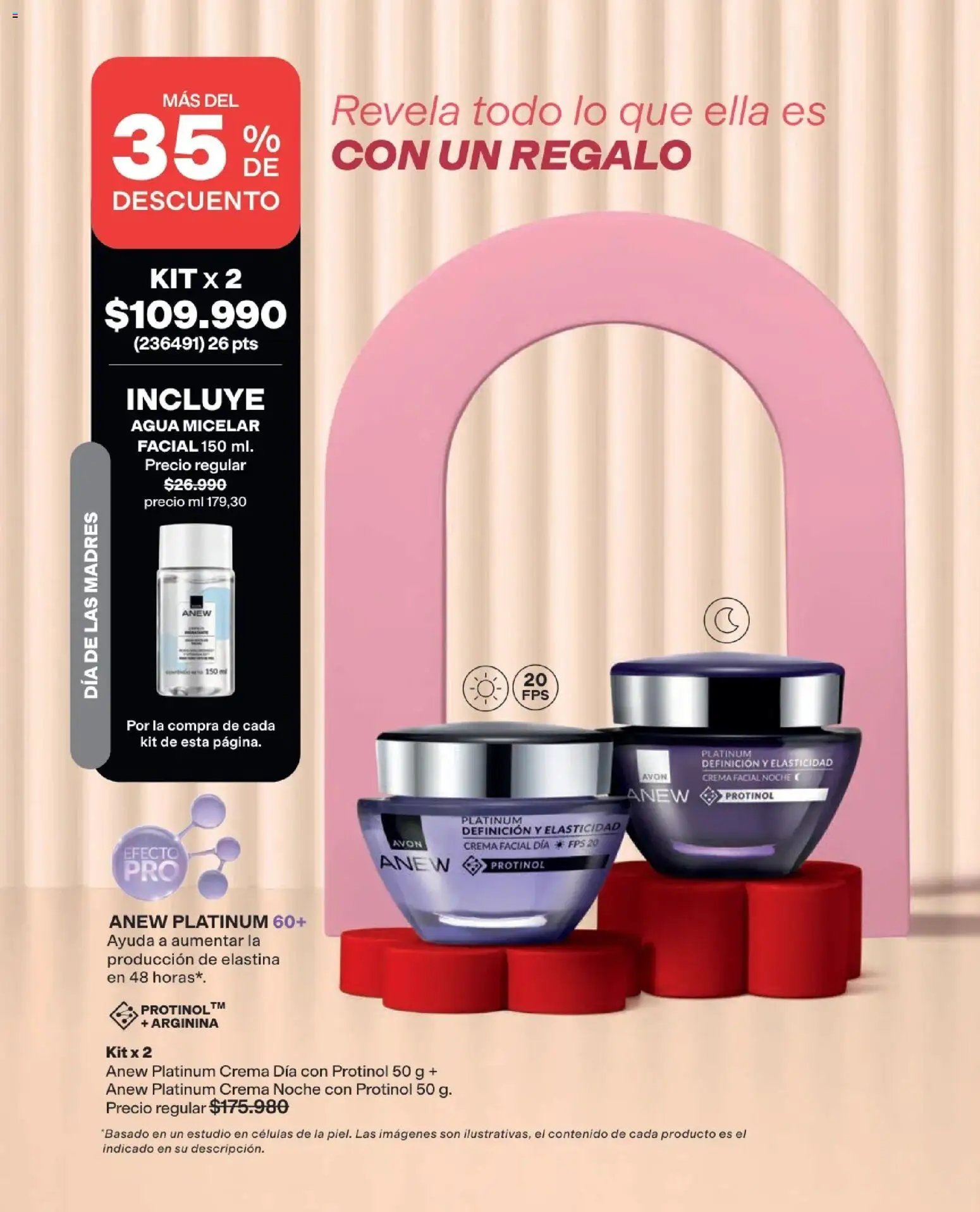 Avon revista - valida desde el 01.05.2026 | Página: 38 | Productos: Agua, Agua micelar, Crema