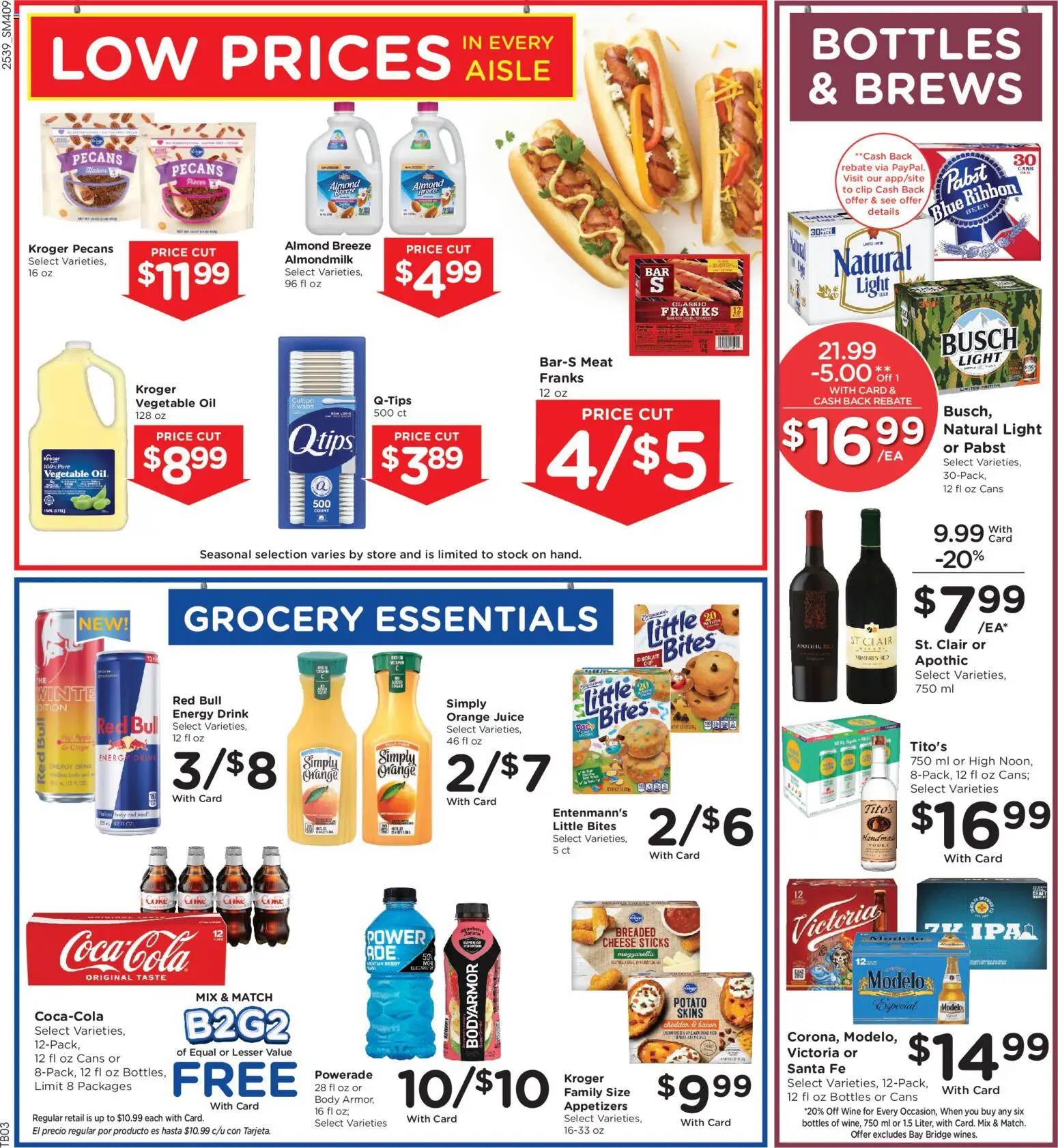 Smith's Weekly Ad - valid from 29.10.2025 | Page: 8 | Products: Clip, Cheese, Oil, Beer