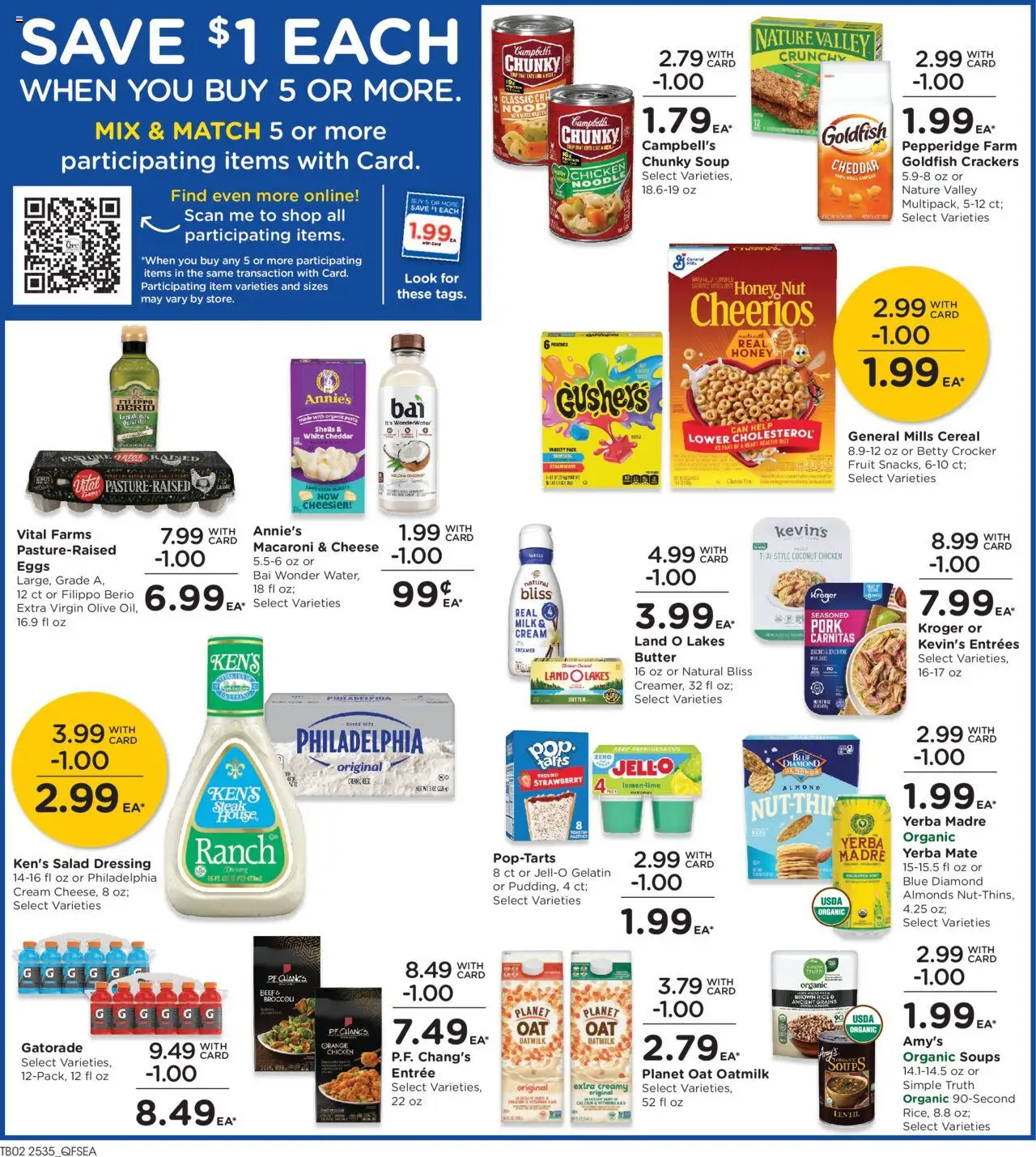 QFC Weekly Ad - valid from 01.10.2025 | Page: 4 | Products: Butter, Eggs, Rice, Beef