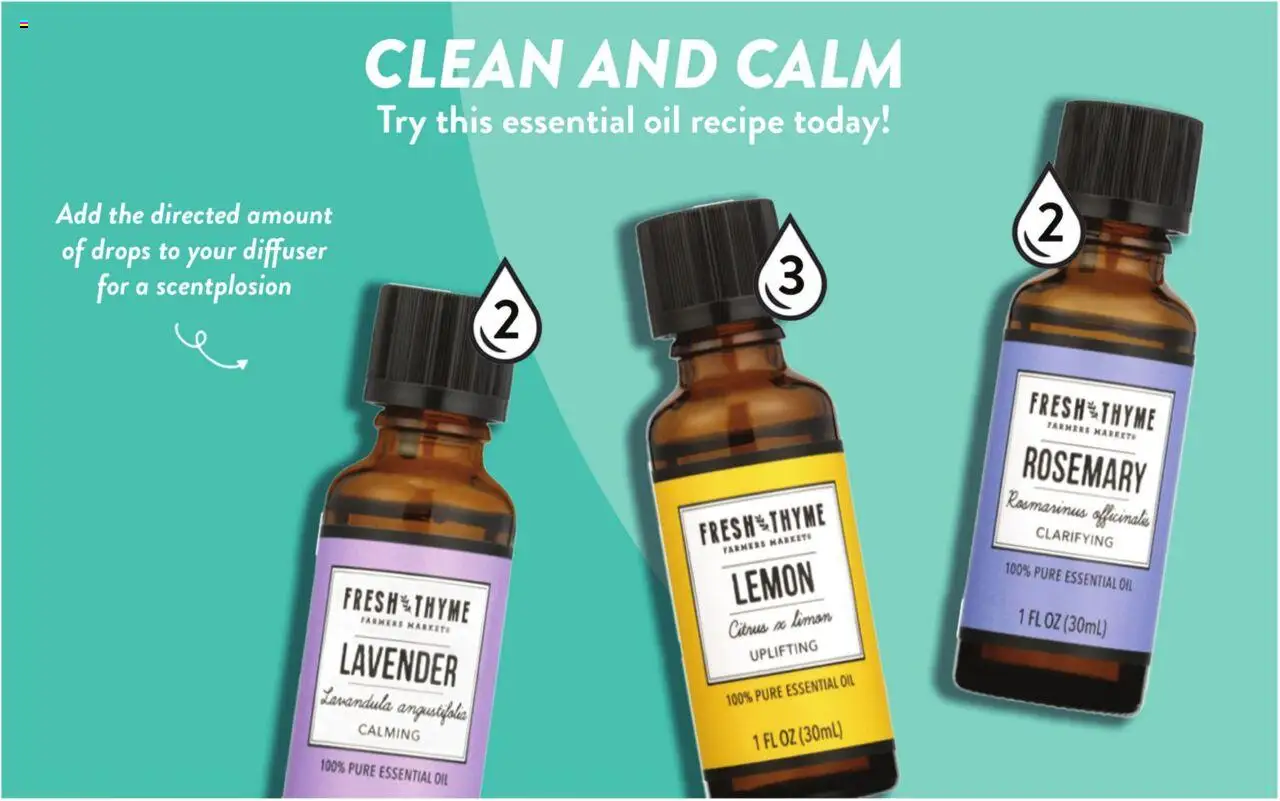 Fresh Thyme Weekly Ad - PA - valid from 06.08.2025 | Page: 8 | Products: Oil, Lemon
