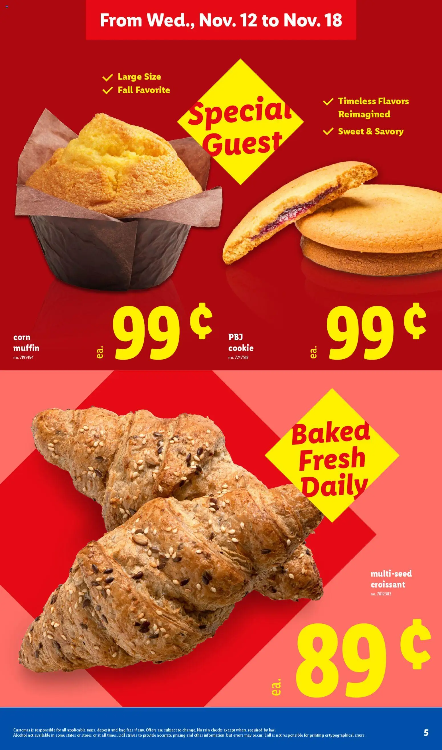 Lidl Early Black Friday - valid from 12.11.2025 | Page: 5 | Products: Corn, Muffin, Bag