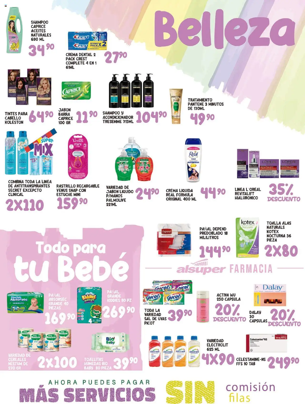 Nuevas ofertas de Alsuper válidas en toda la República Mexicana desde el 26.08.2025. ¡Encuentra las mejores ofertas en Alsuper folleto! | Página: 4 | Productos: Cereales, Barra, Body, Jabón