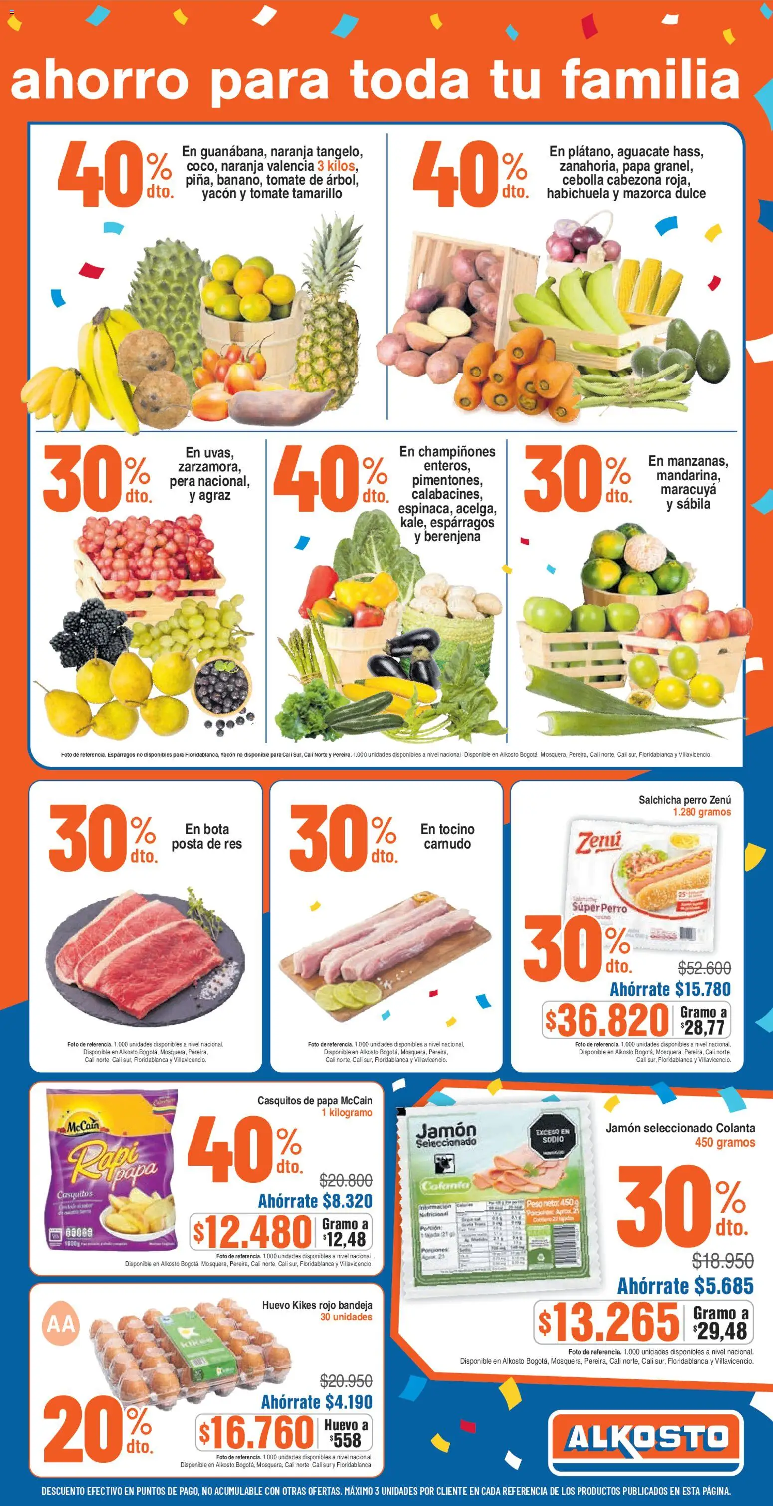 Ktronix revista - valida desde el 18.04.2026 | Página: 9 | Productos: Toallitas desmaquillantes, Esparragos, Mazorca, Jamón