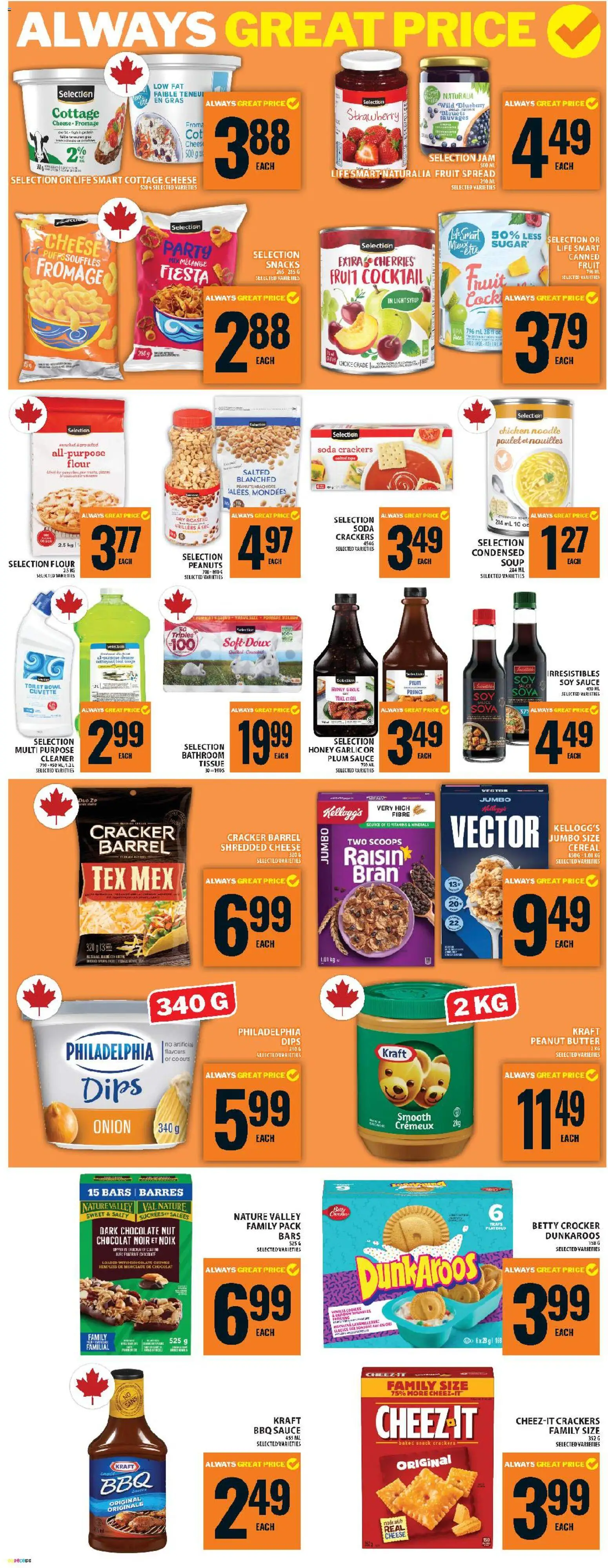 Food Basics flyer valid from 11.12.2025 | Page: 12 | Products: Cookies, Cheese, Chocolate, Chicken
