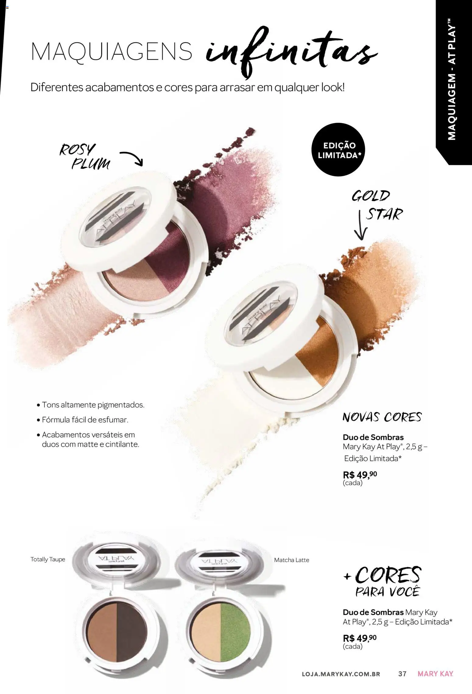 Mary Kay Folheto - válido de 01.11.2025 | Página: 37 | Produtos: Matchá, Maquiagem