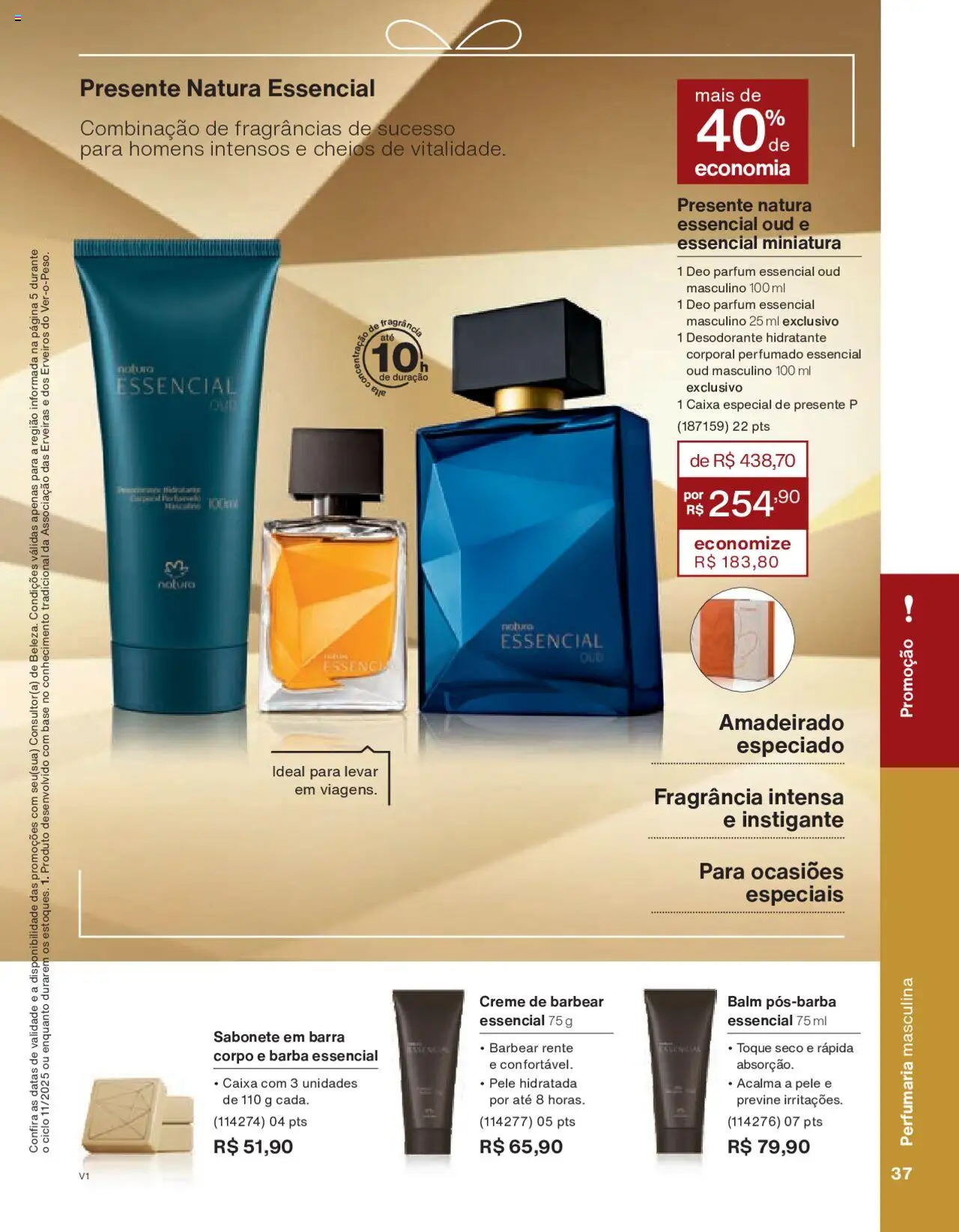 Natura Folheto - válido de 15.06.2025 | Página: 37 | Produtos: Desodorante, Caixa, Base, Creme
