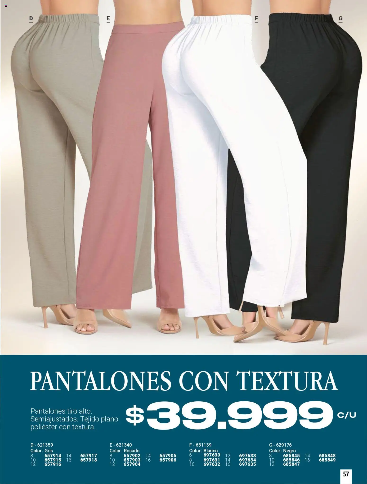 Carmel revista - valida desde el 01.06.2026 | Página: 57 | Productos: Pantalones