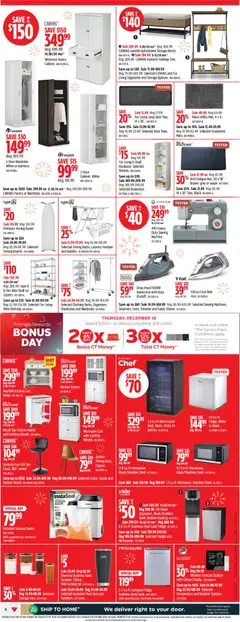 Preview of Canadian Tire - Boxing Week Flyer from shop Canadian Tire valid from 18.12.2025 | Page: 10 | Products: Iron, Shelf, Wine