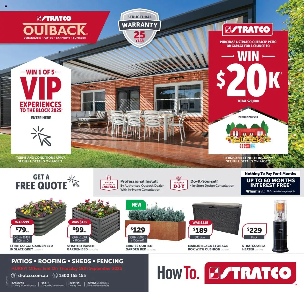 Stratco catalogue - valid from 08.08.2025 | Page: 12 | Products: Cushion, Box, Heater, Bed