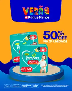 Pague Menos - Catálogo atual - Pré-Visualização do folheto da loja Pague Menos, válido de 09.12.2025 | Página: 3 | Produtos: Pampers, Fraldas