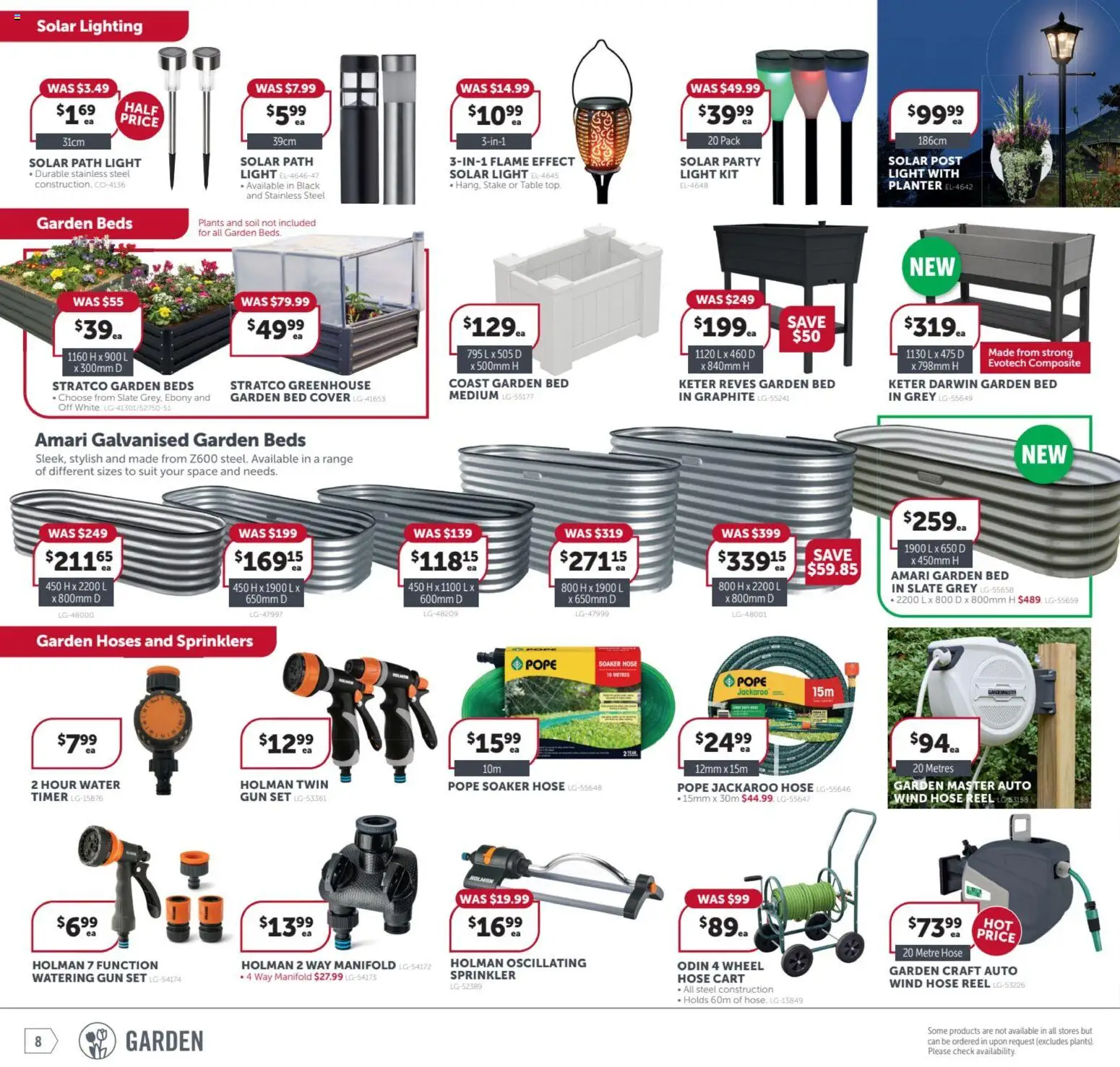 Stratco catalogue - valid from 23.01.2026 | Page: 8 | Products: Water, Soil, Greenhouse, Suit